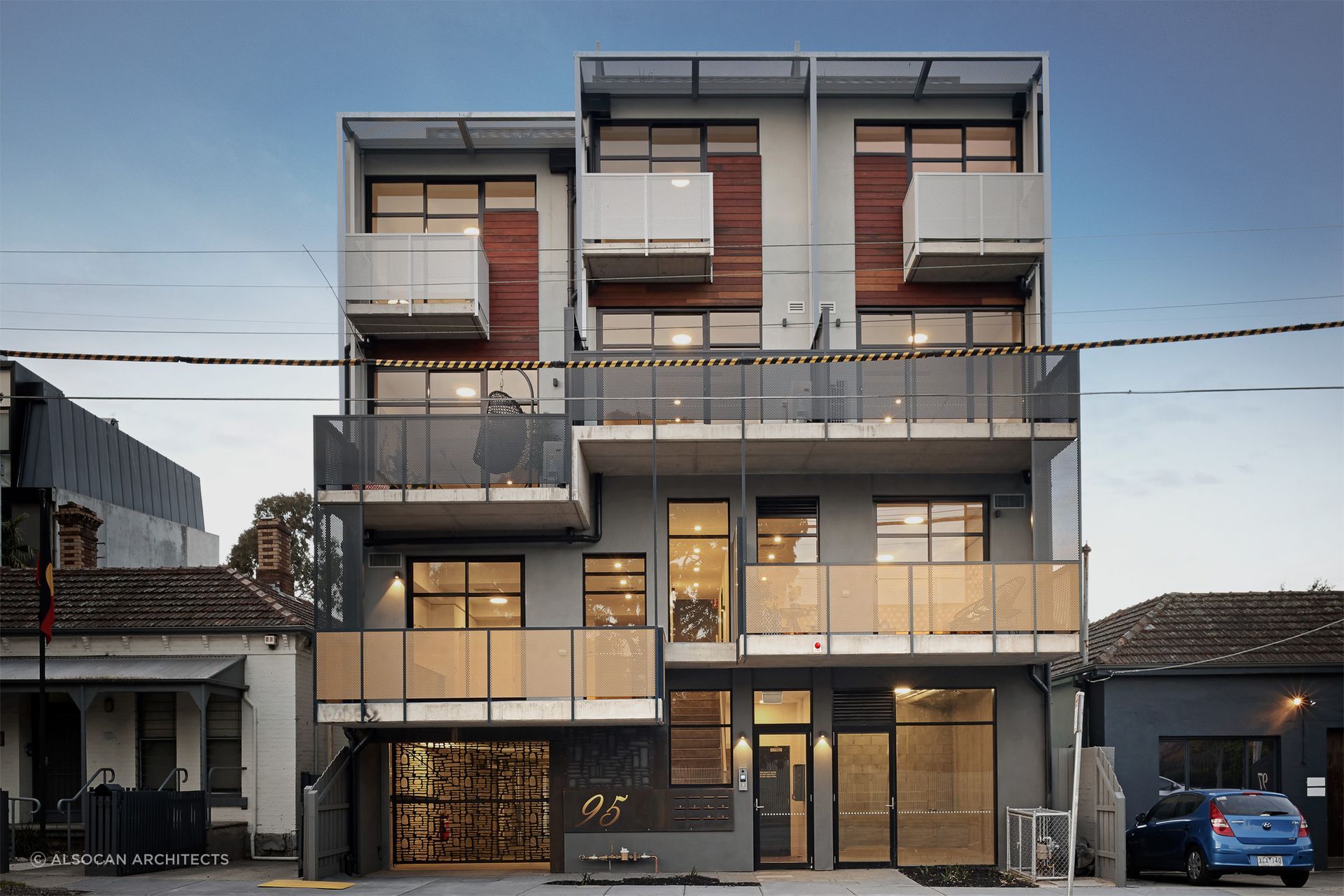 A stylish apartment block in Launceston, Tasmania. Featured Project: Industrial Style Apartments by alsoCAN Architects