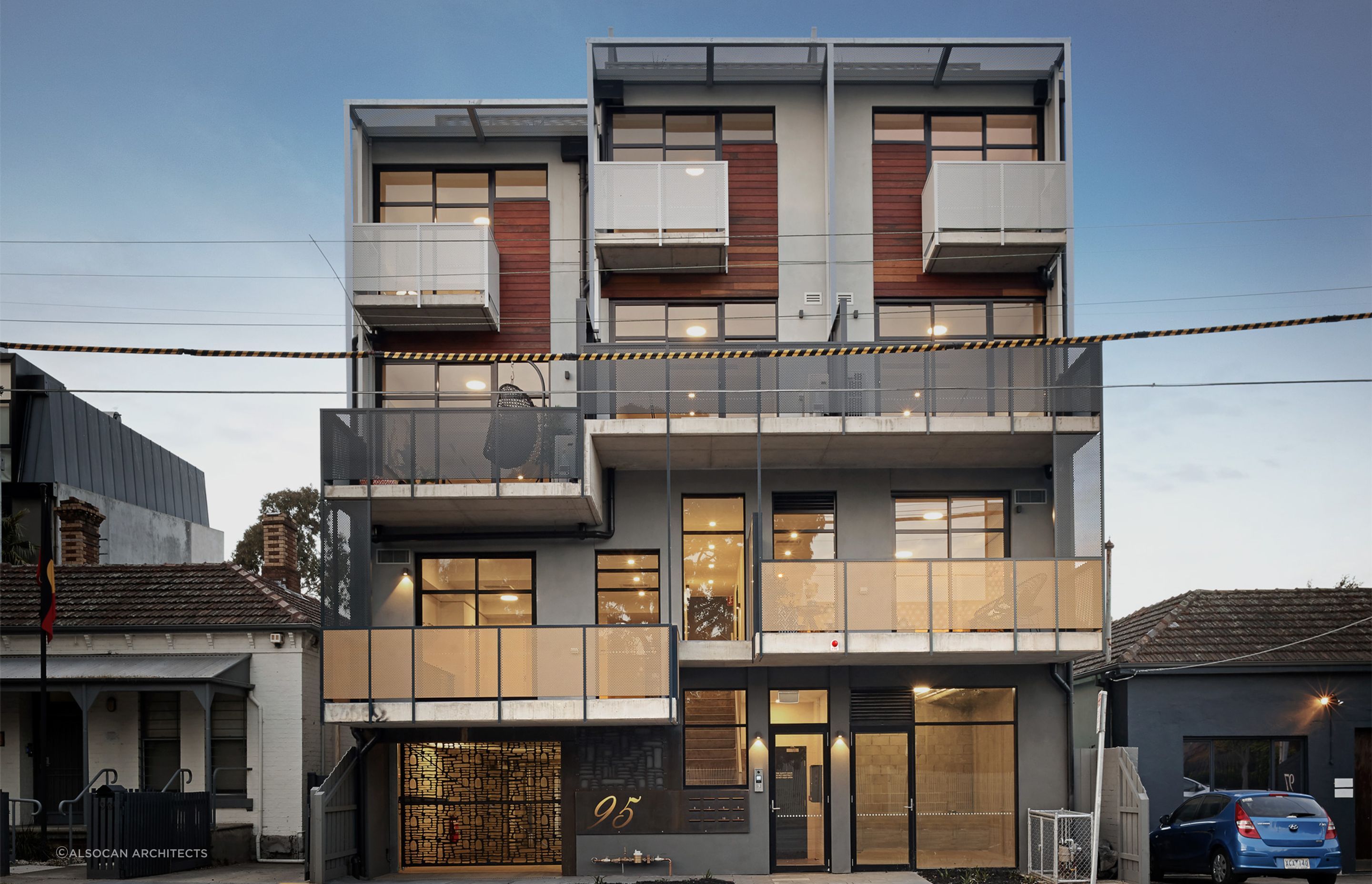 A stylish apartment block in Launceston, Tasmania. Featured Project: Industrial Style Apartments by alsoCAN Architects