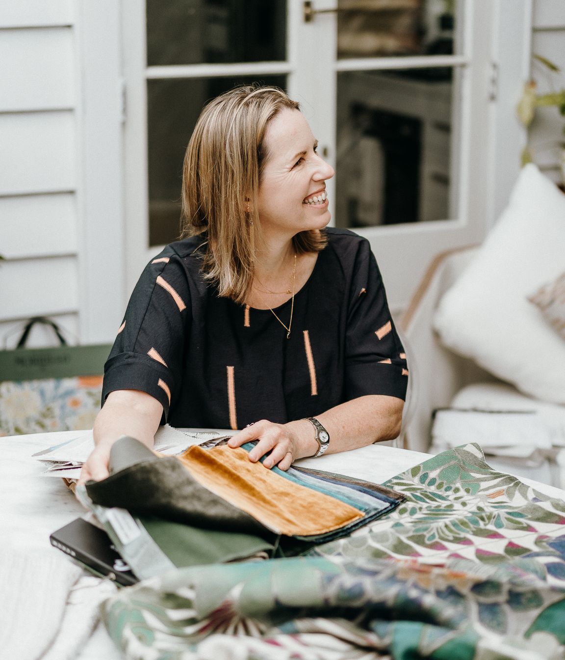 Bren fell in love with the interior design industry after visiting many of the design and textile houses in Auckland. Photo: Samantha Donaldson