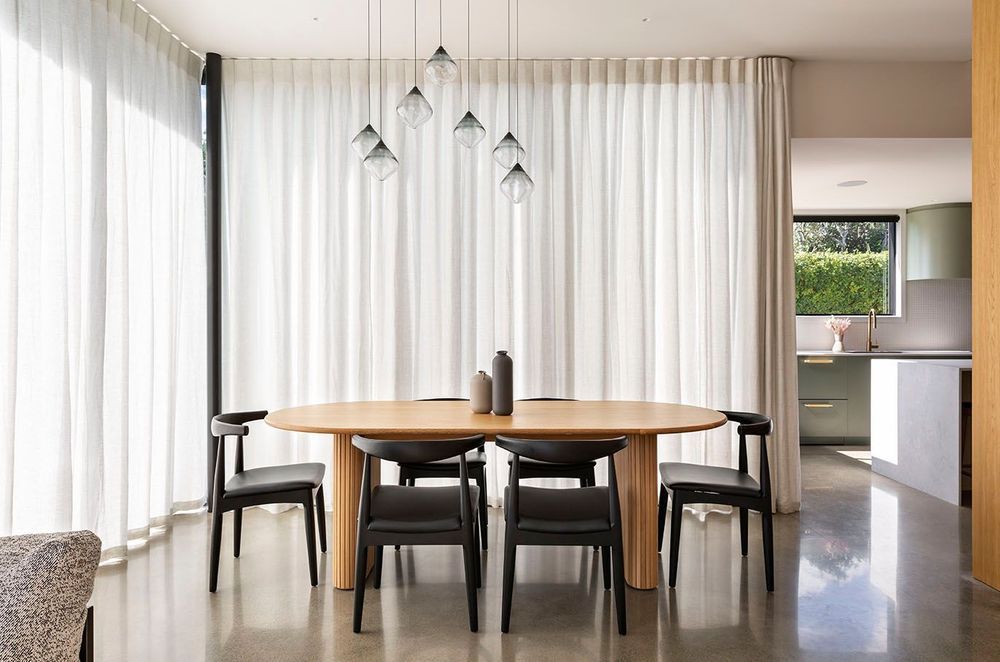 "Lighting is like jewellery for your home," says Mary-Ellen. As example of this is seen in Hello Saturday's Mount Albert project, a contemporary new build with timber and brass accents that add warmth and sophistication.