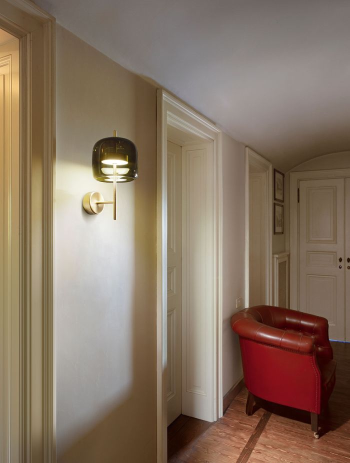 Jube wall light in old green Murano glass