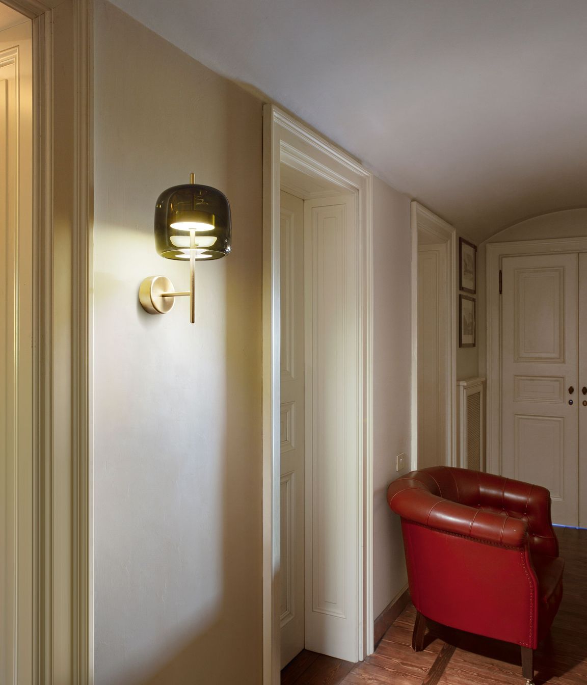 Jube wall light in old green Murano glass