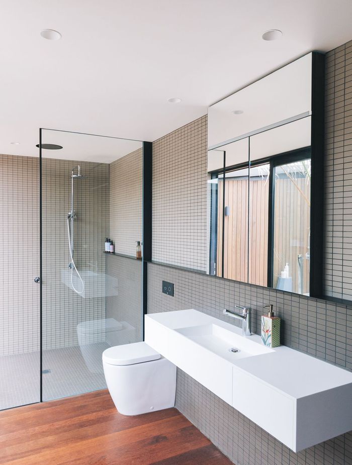 Finished with a water-based polyurethene, the timber flooring extends throughout the home. Finished with a water-based polyurethene, the timber flooring extends throughout the home.