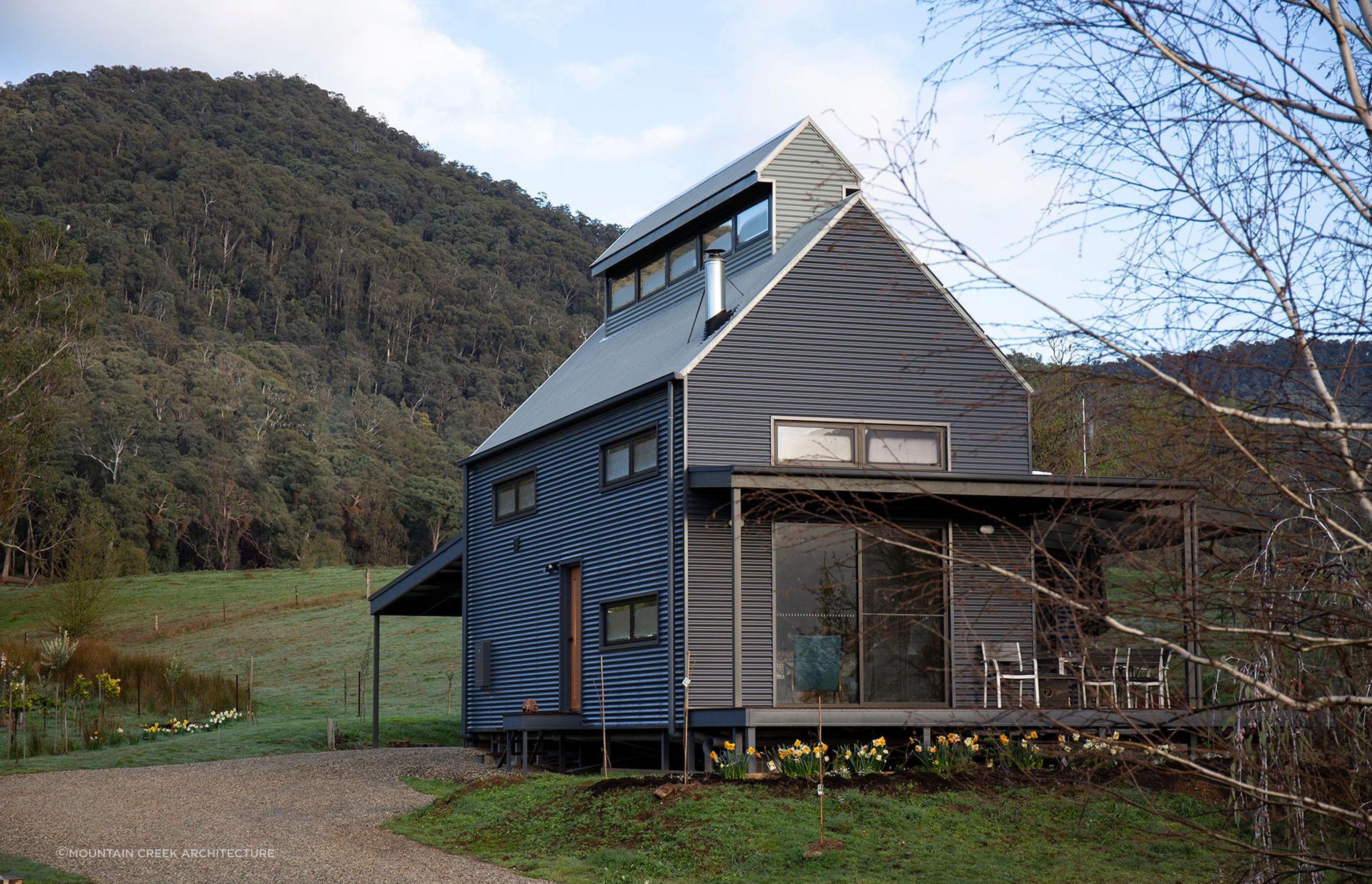 A modern, sleek exterior. Photographer: Charlie Brown.