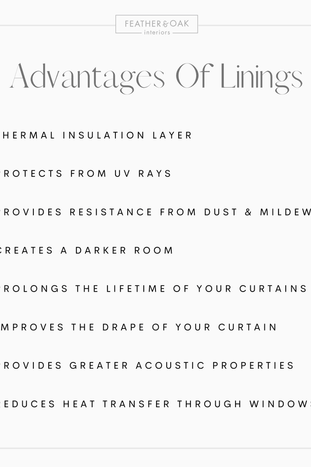 Investigating Curtain Linings