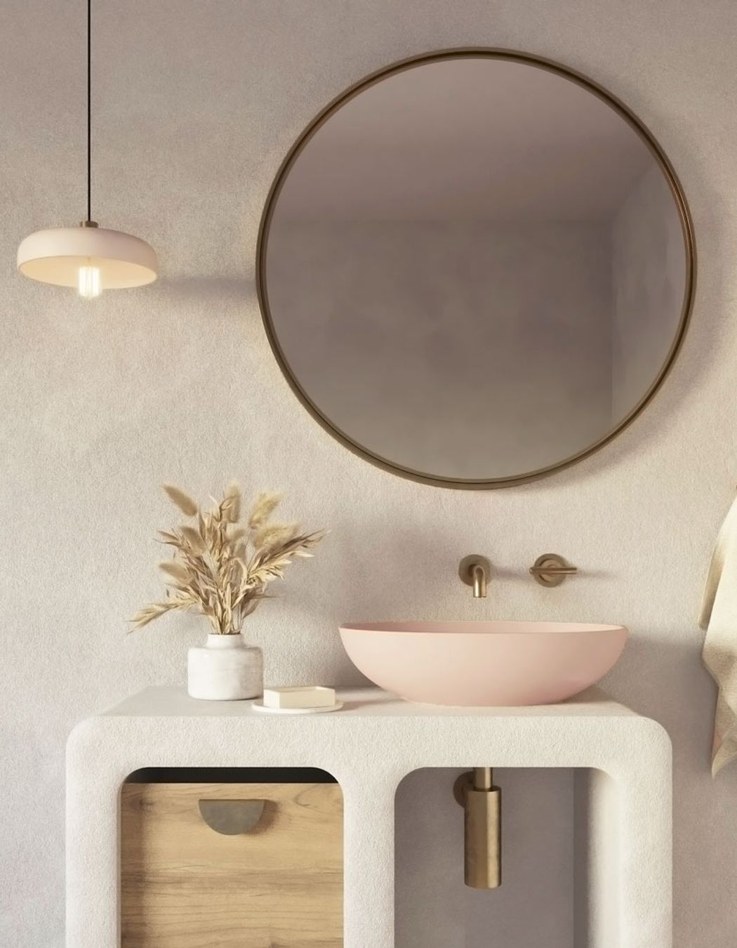 Textures can contrast against smooth surfaces | ABI Labello Thin Edge Basin Sink from ABI Interiors