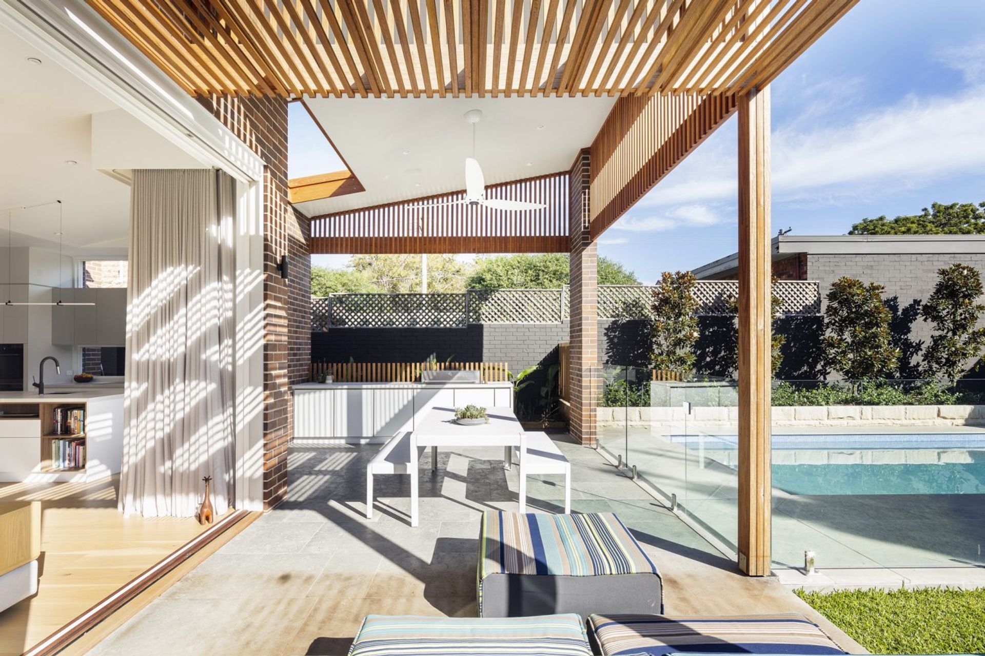 Lacuna House by Bijl Architecture | Photography by Tom Ferguson - an Australian house basking in the sun.