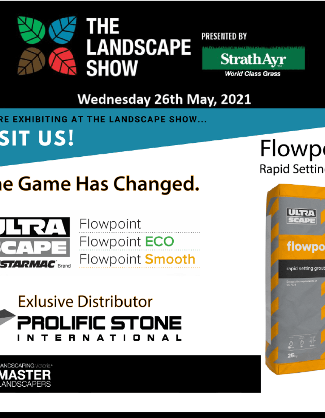 Prolific Stone Showcased Flowpoint at the 2021 Landscape Show.