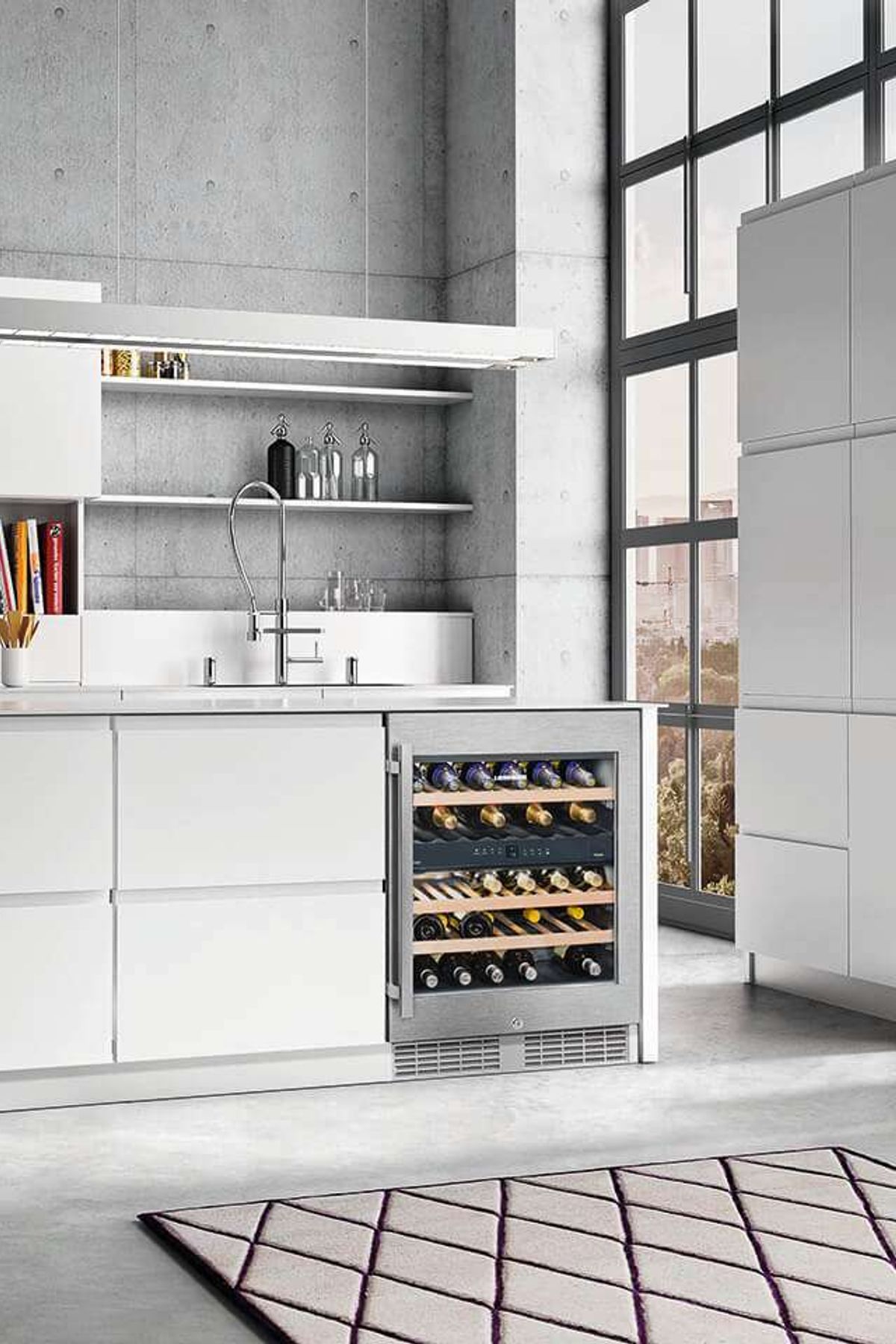 Liebherr Built In Underbench Dual Zone Wine Cellar UWTes 1672