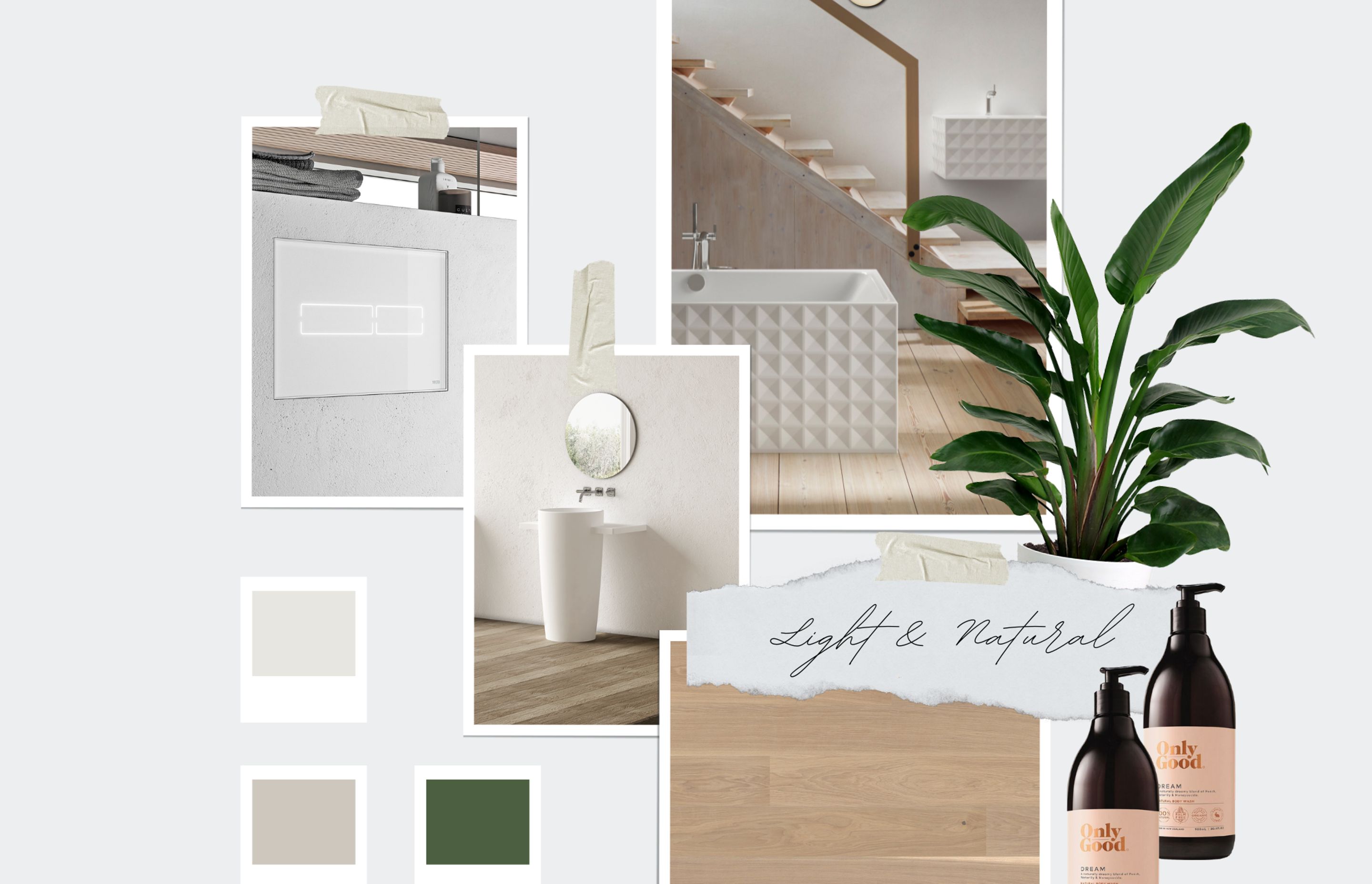Building your bathroom with mood boards