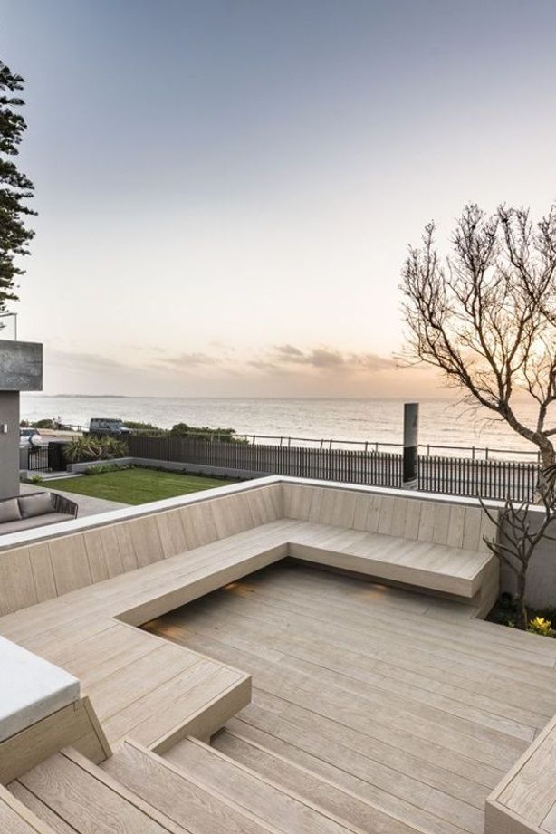 Limed oak enhanced grain decking by Millboard Decking