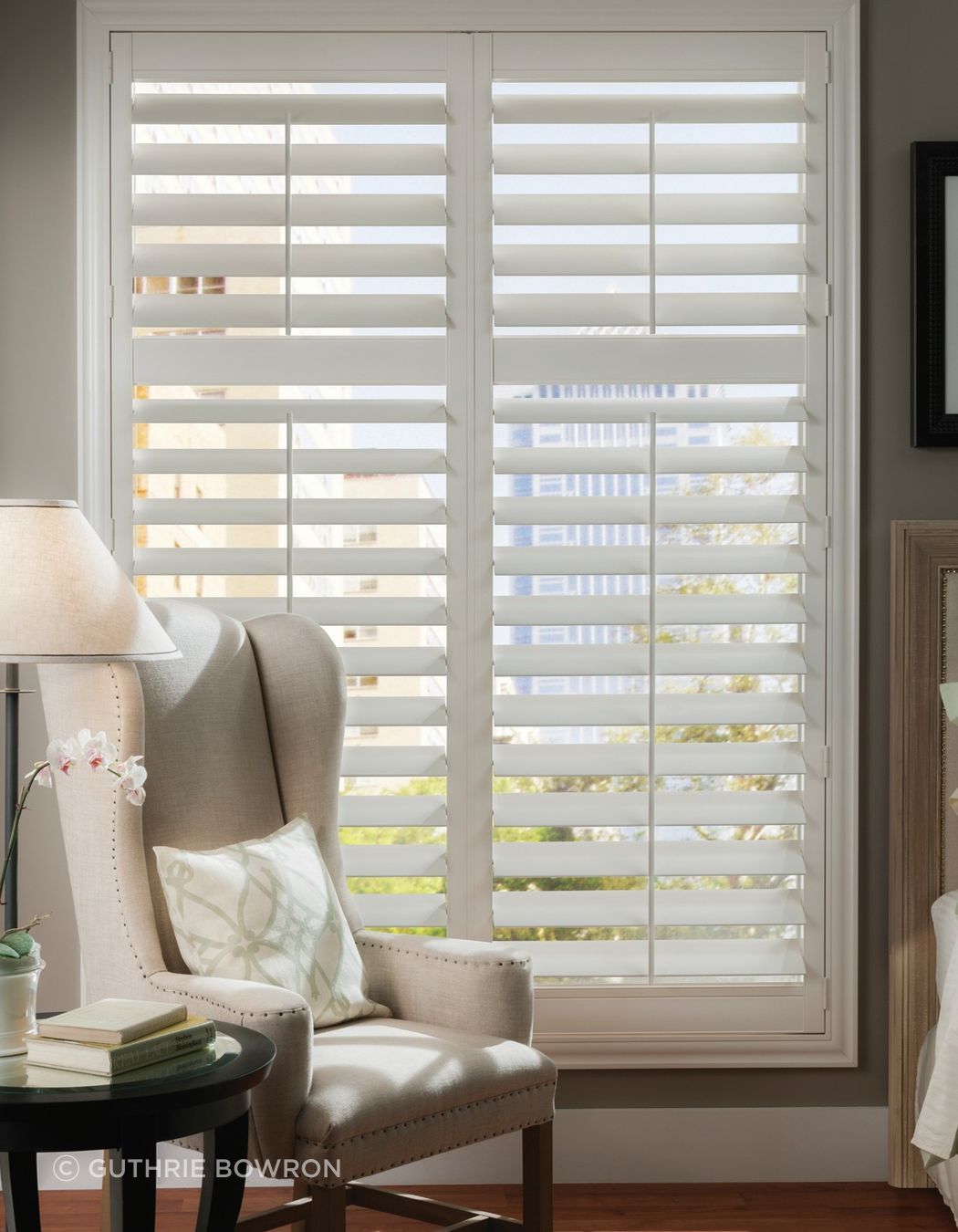 Brand: Luxaflex®. Style: Timber Shutters