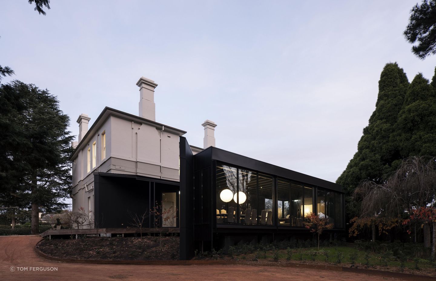 The new glass pavilion.