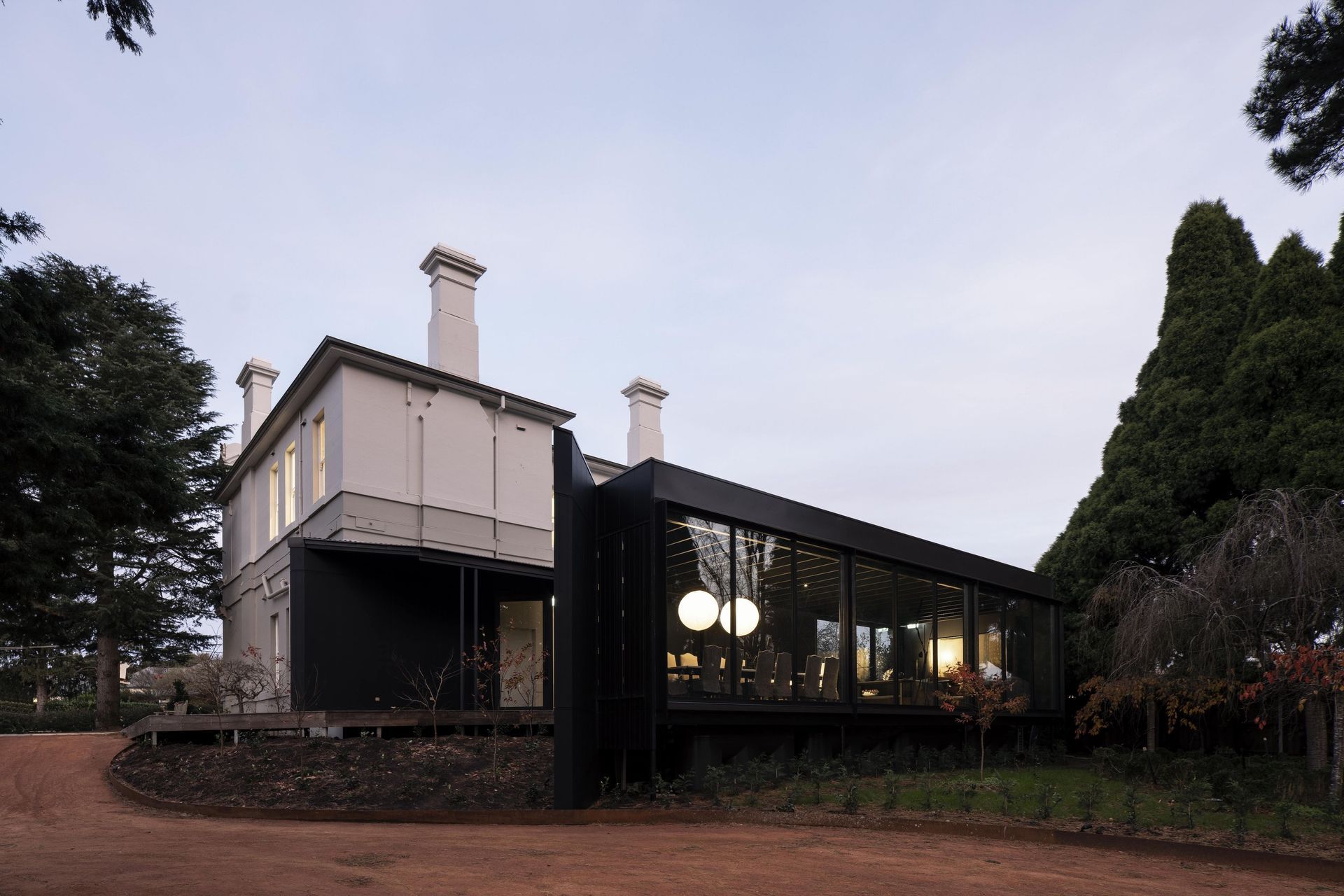 The new glass pavilion.