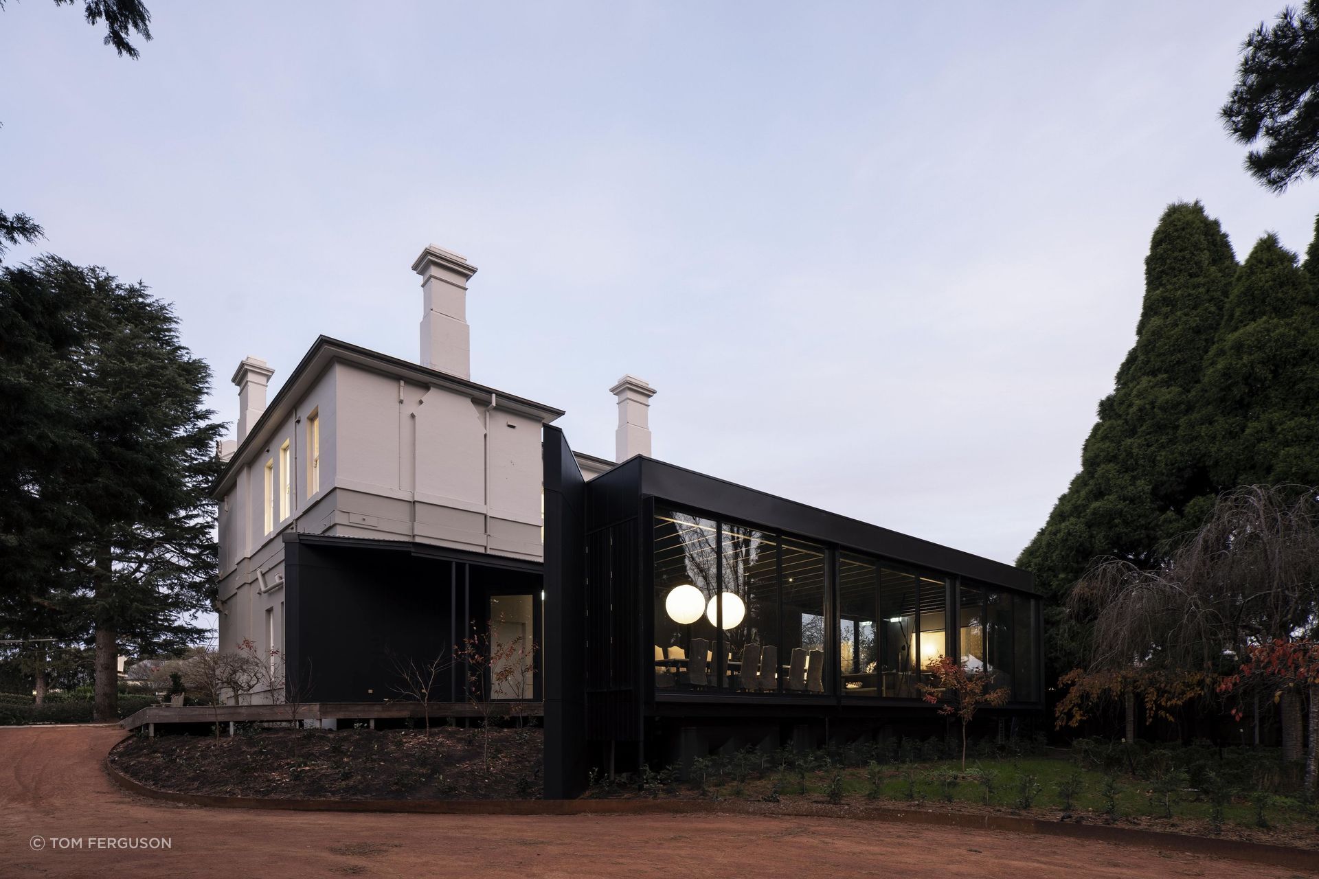The new glass pavilion.