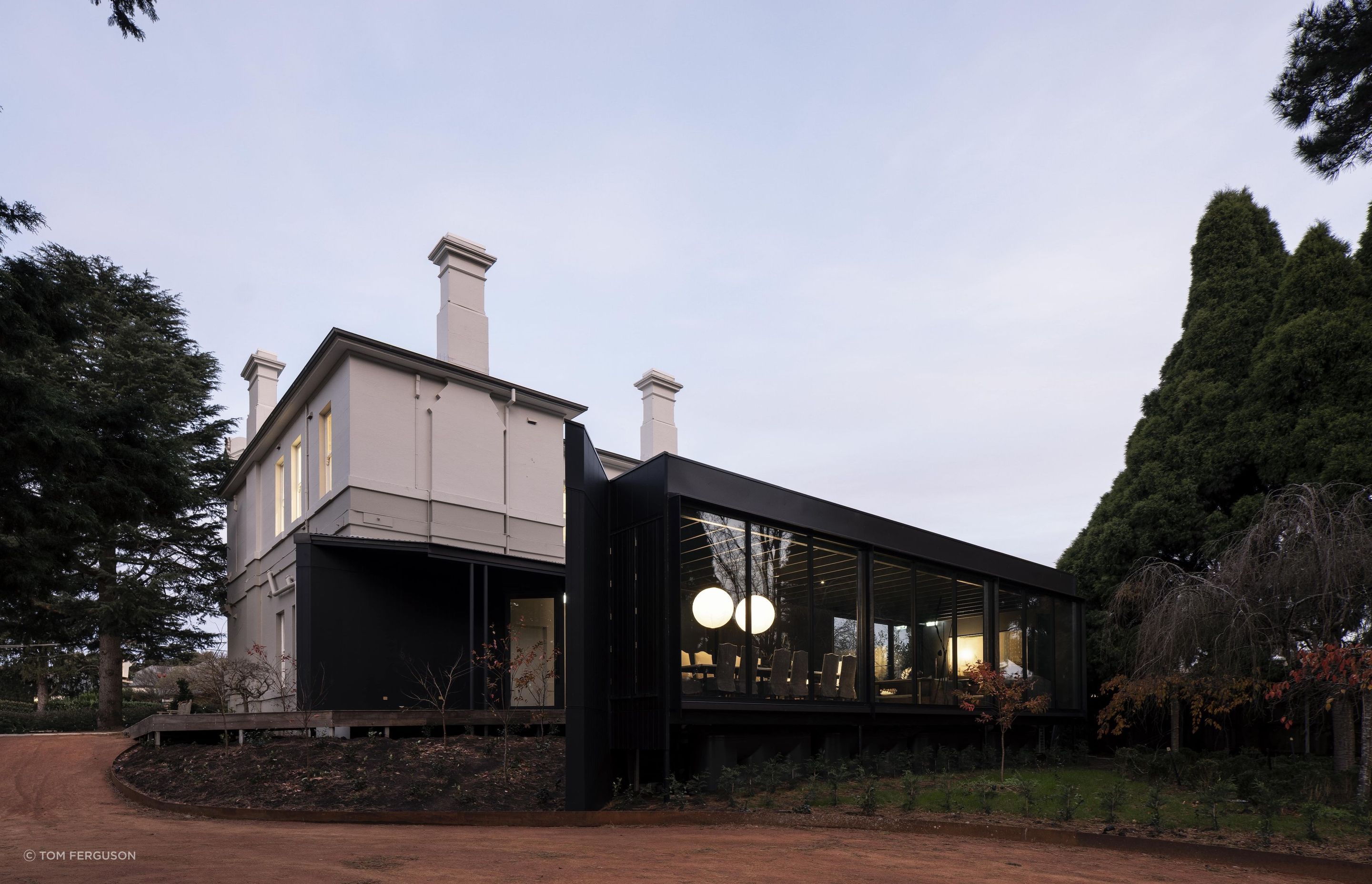 The new glass pavilion.