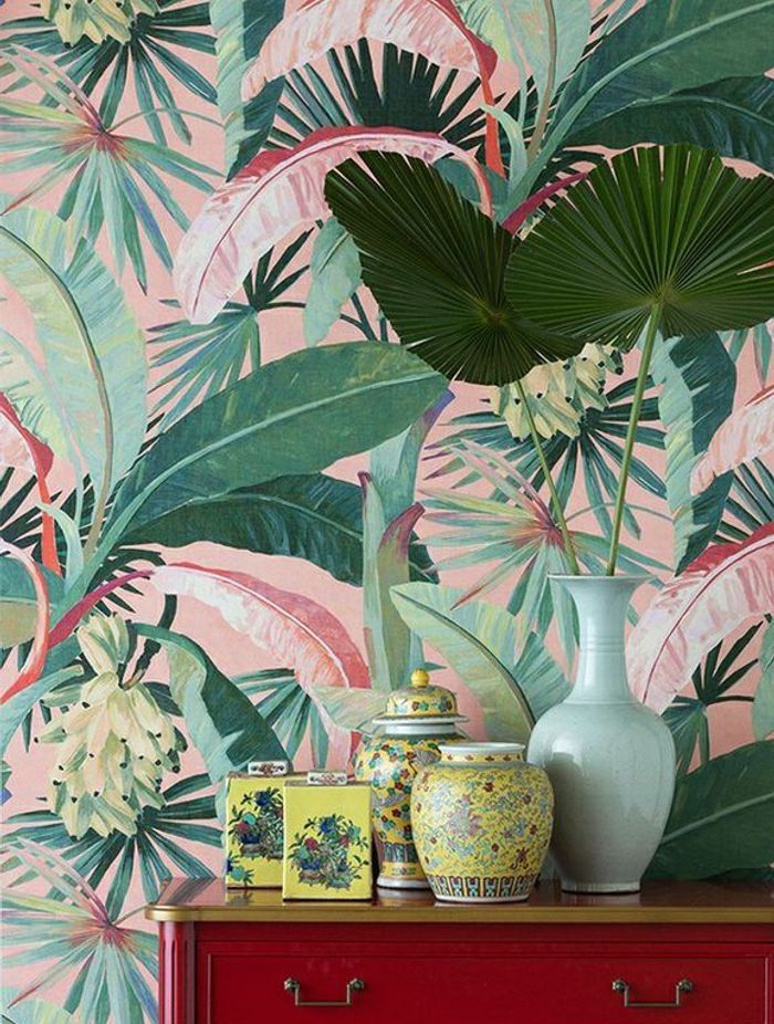 La Palma Wallpaper by Mokum, from James Dunlop Textiles