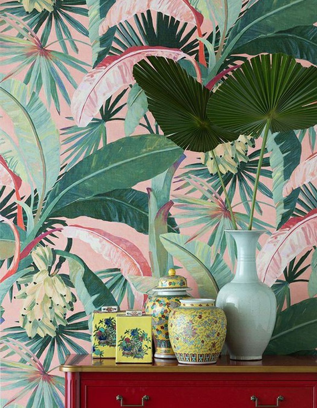 La Palma Wallpaper by Mokum, from James Dunlop Textiles