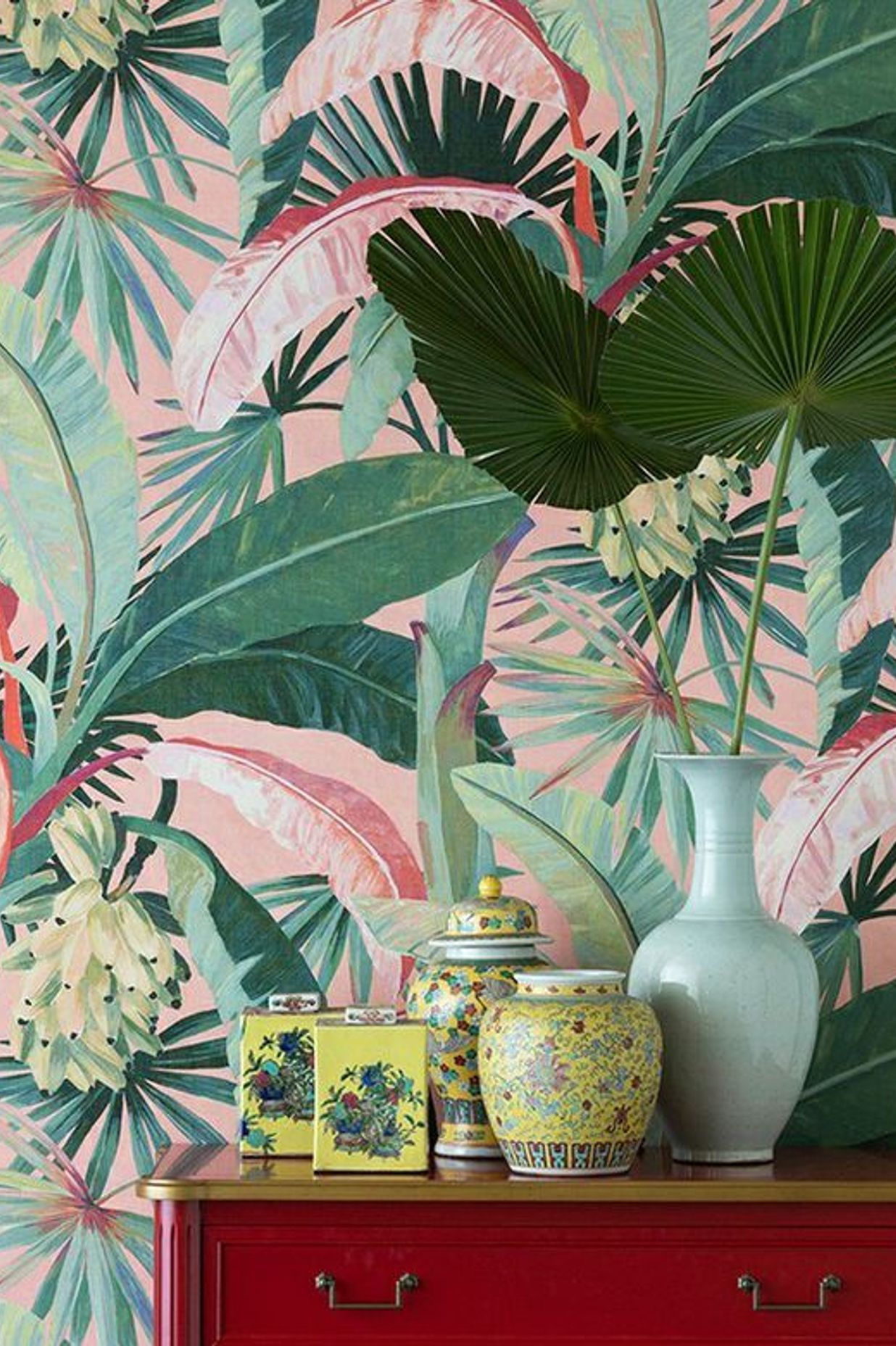 La Palma Wallpaper by Mokum, from James Dunlop Textiles