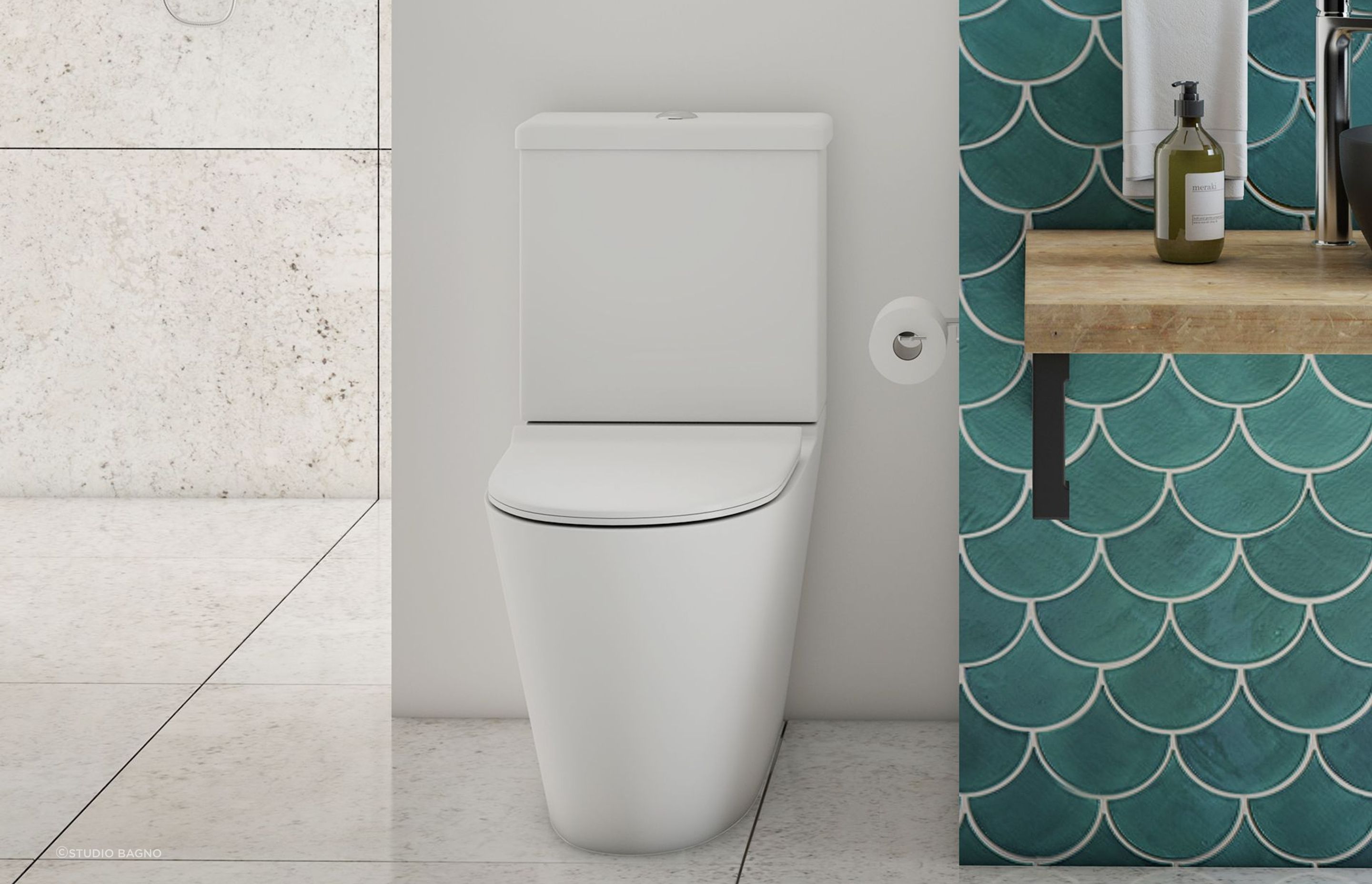 Manhattan Rimless Toilet Suite from Studio Bagno