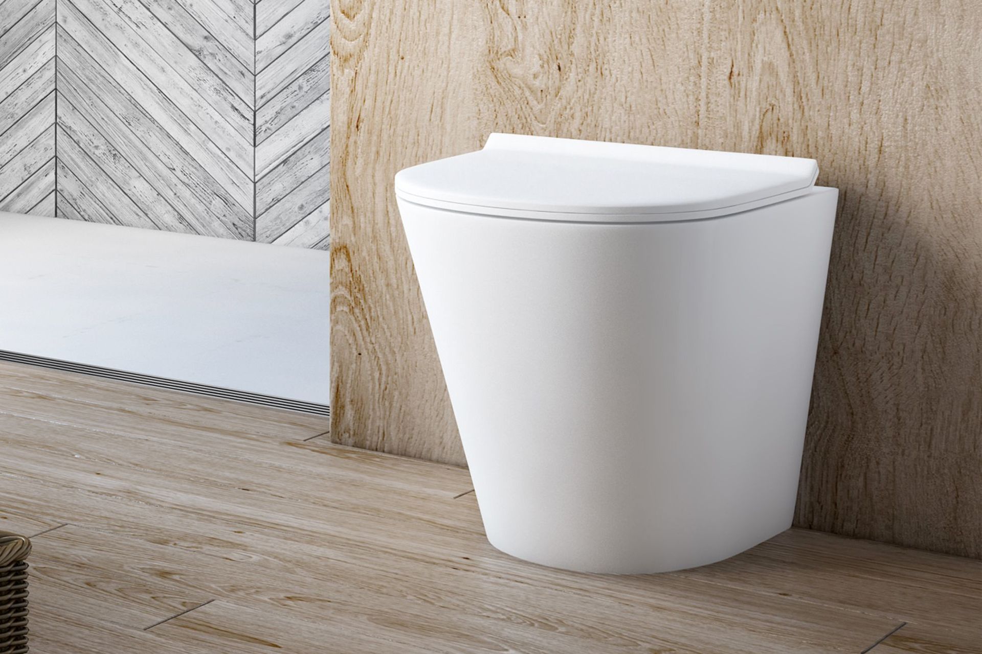 Manhattan Rimless Wall Faced Toilet from Studio Bagno