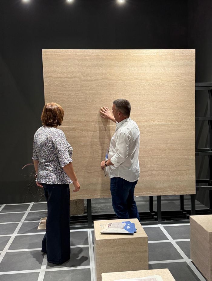 It's all about the details. At Marmomac, you get to experience stone up close—feeling the texture, seeing the natural variations, understanding how it'll actually look and feel in a space. That tactile connection makes all the difference when specifying materials.