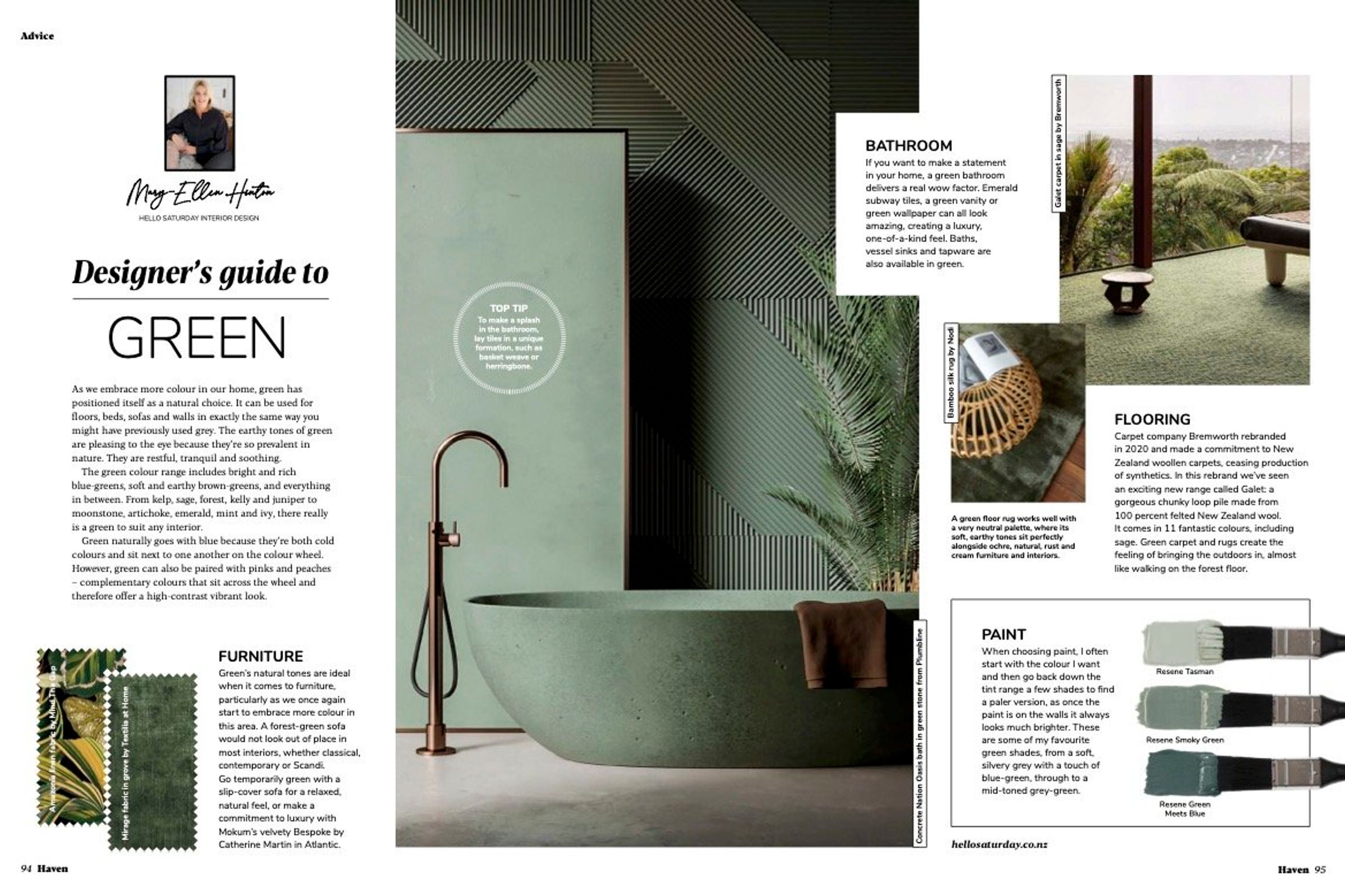 An Interior Designers Guide To Using Green In Your Home