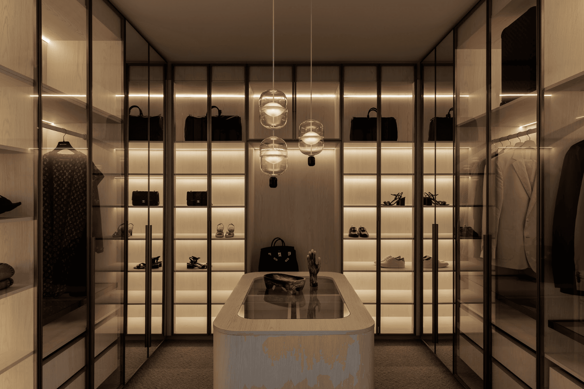 Proving that design boundaries are there to be pushed, the home coalesces into curved forms, cantilevered canopies, elliptical-shaped voids and smooth edges that work together harmoniously.