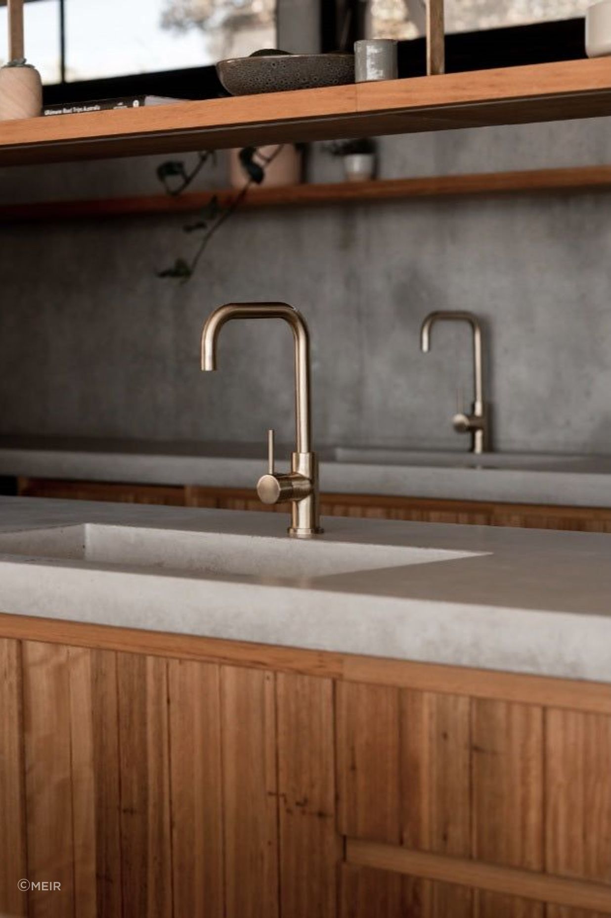 Modern kitchen mixer taps, allow for precise temperature control by blending hot and cold water sources.