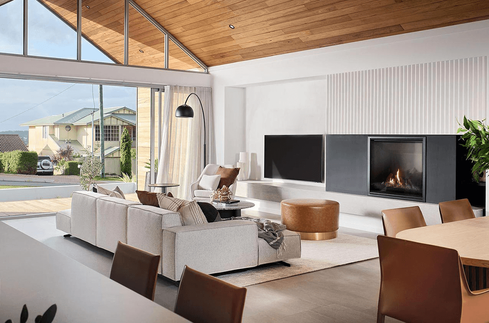 The Odyssea - featuring the Escea DF990 gas fireplace