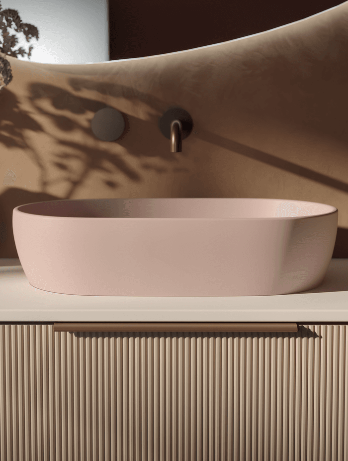 Oasis Basin and Bath in Coral Pink