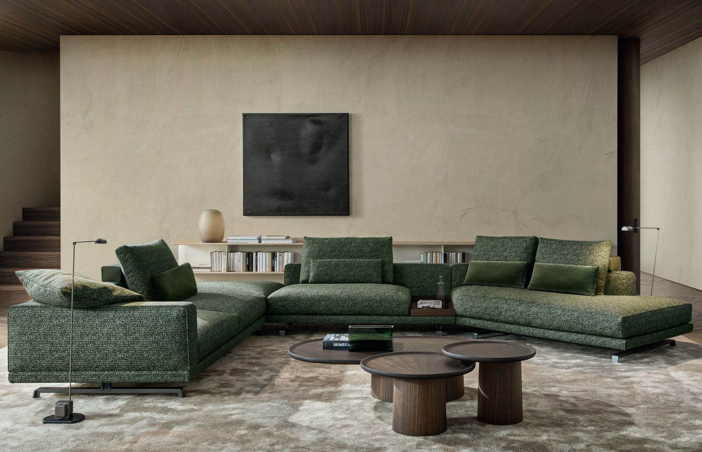 Octave is a series of 'mix-and-match' modular elements marked by geometrical lines that came together in a variety of linear and angular compositions.