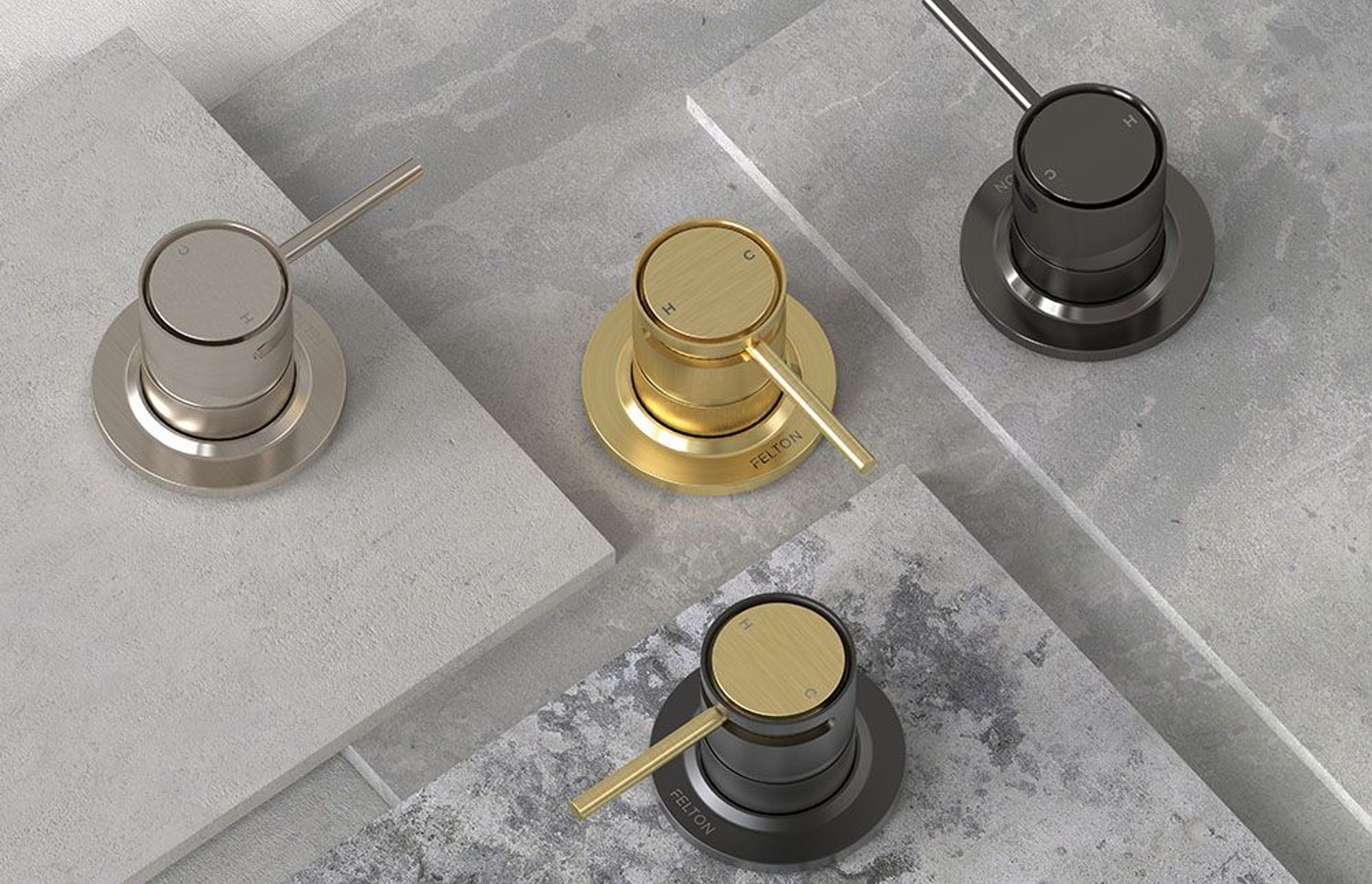 Felton Tate Shower Mixers Range