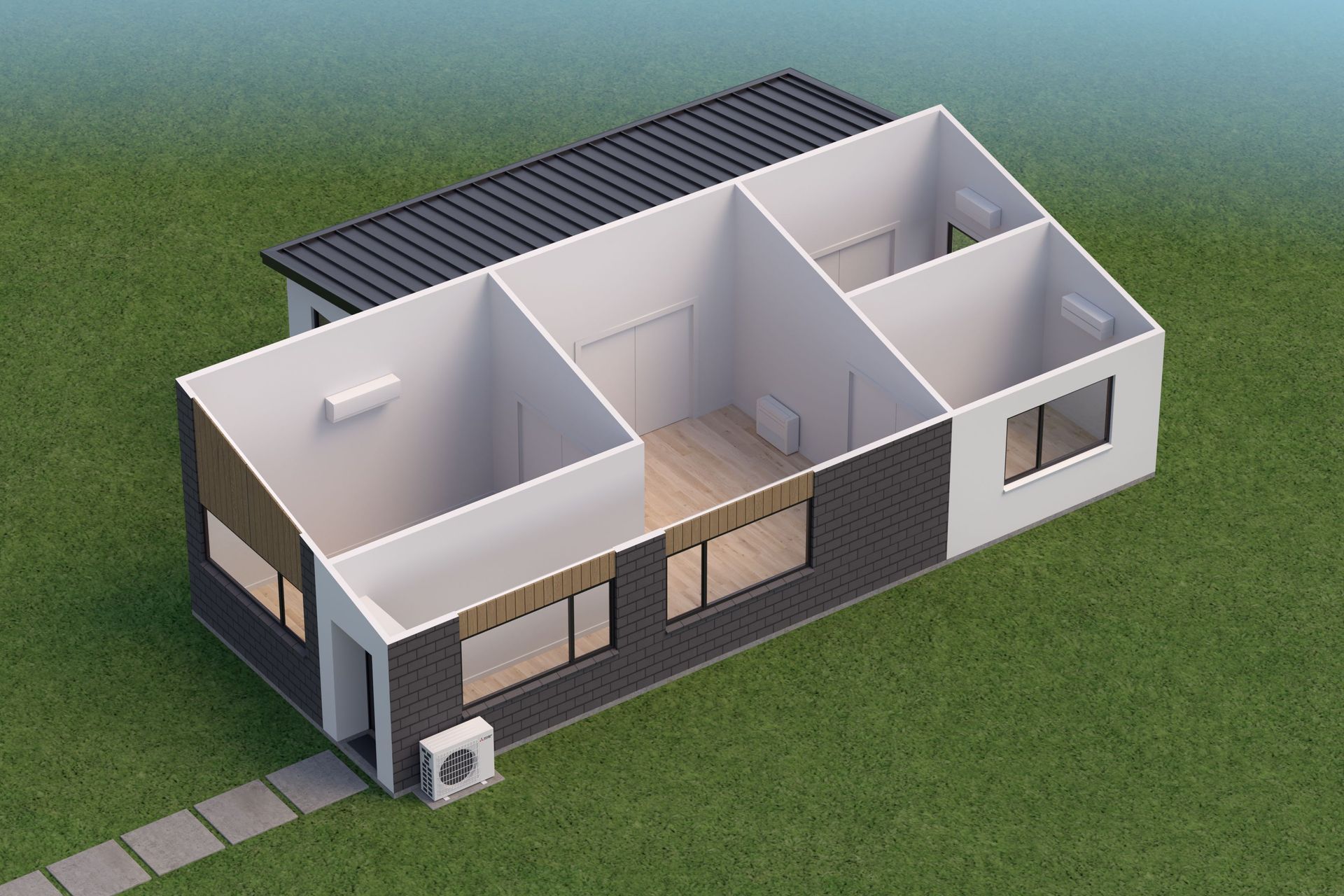 The OmniCore Multi Room Range can be installed with a minimum of two indoor units at the outset and retrofitted to connect to further indoor units—up to a maximum of eight—over time as the need arises.