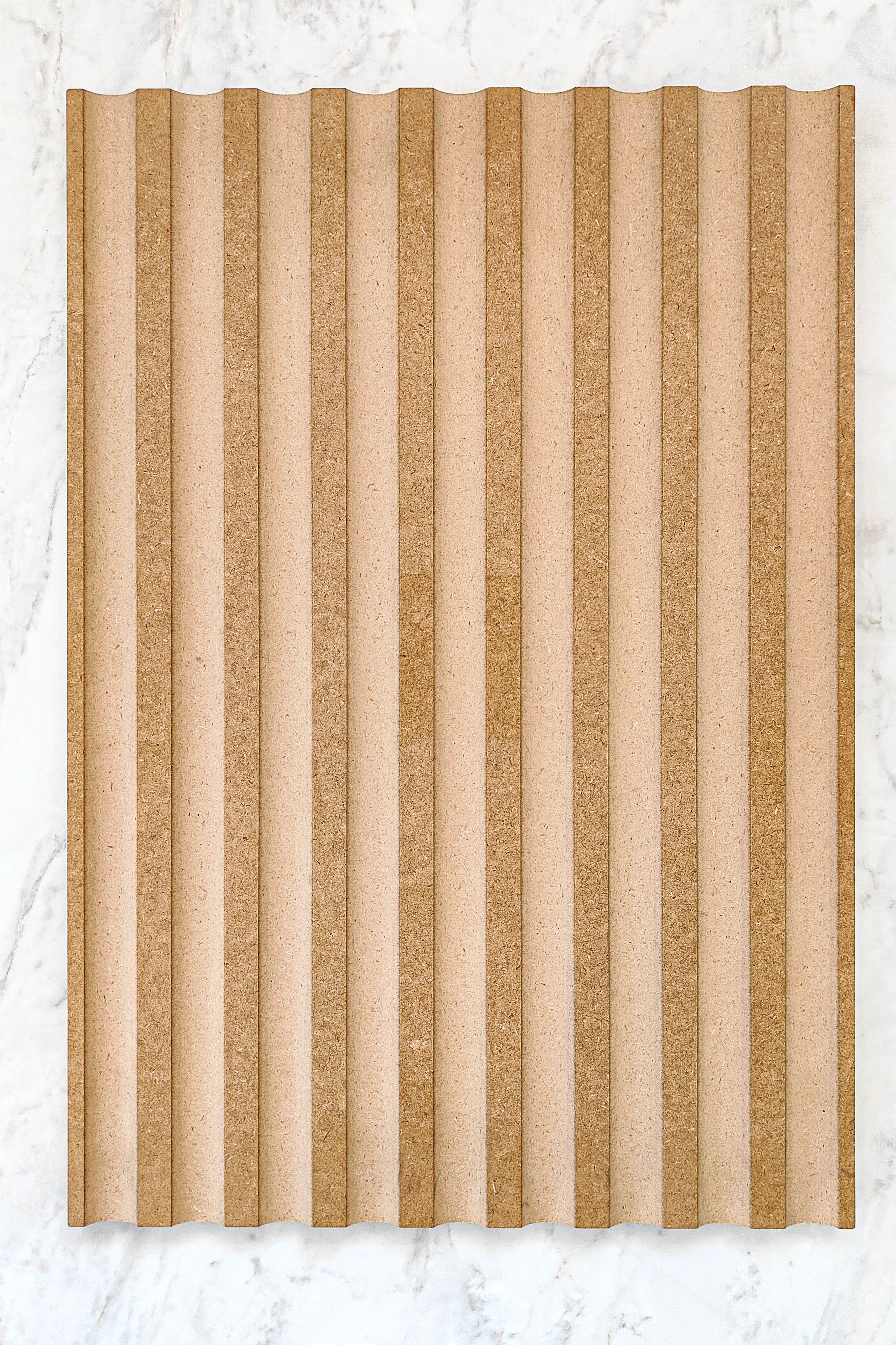 The fluted look of the Alaska is great for classic or contemporary spaces.