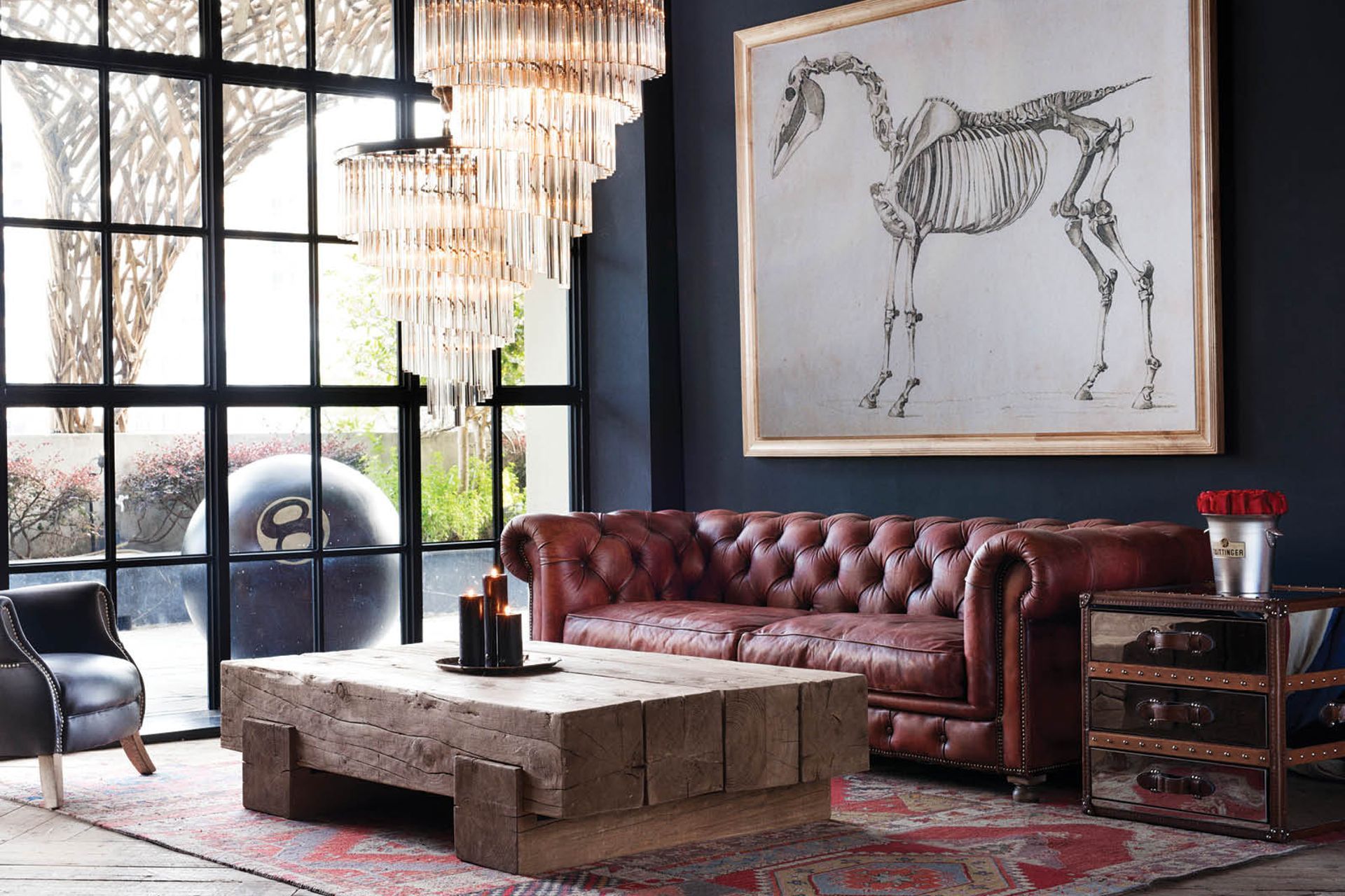 Simply dazzling — the Paradise Spiral Chandelier from Dawson &amp; Co.