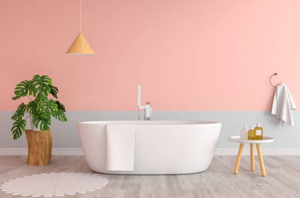 Example of using pastel tones in bathroom | Photo Credit - iStock