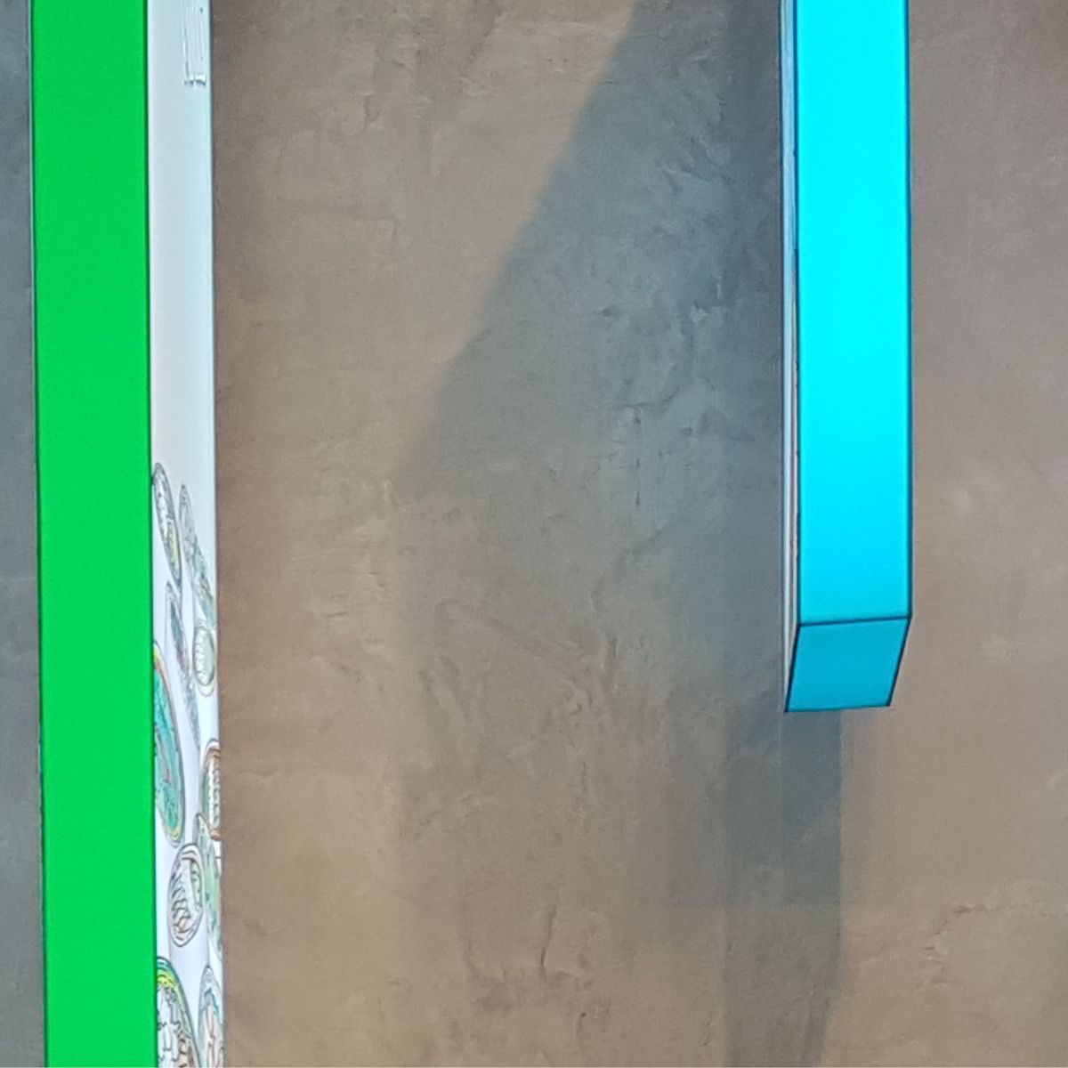 Wall texture is in