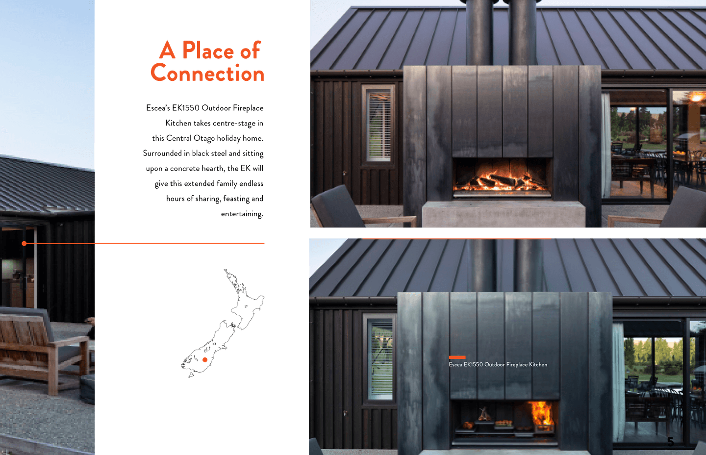 Escea Outdoor Fireplace Lookbook