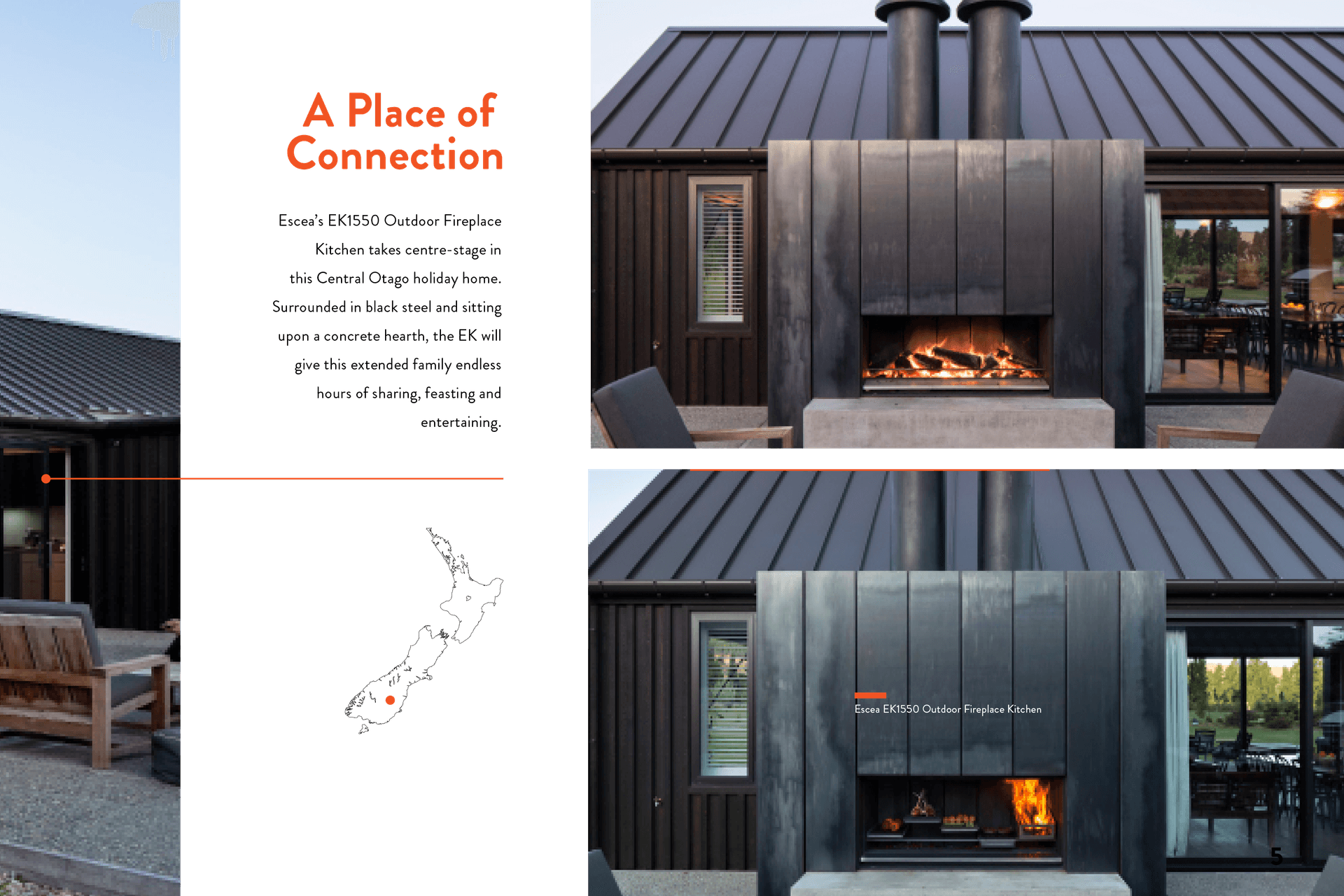Escea Outdoor Fireplace Lookbook