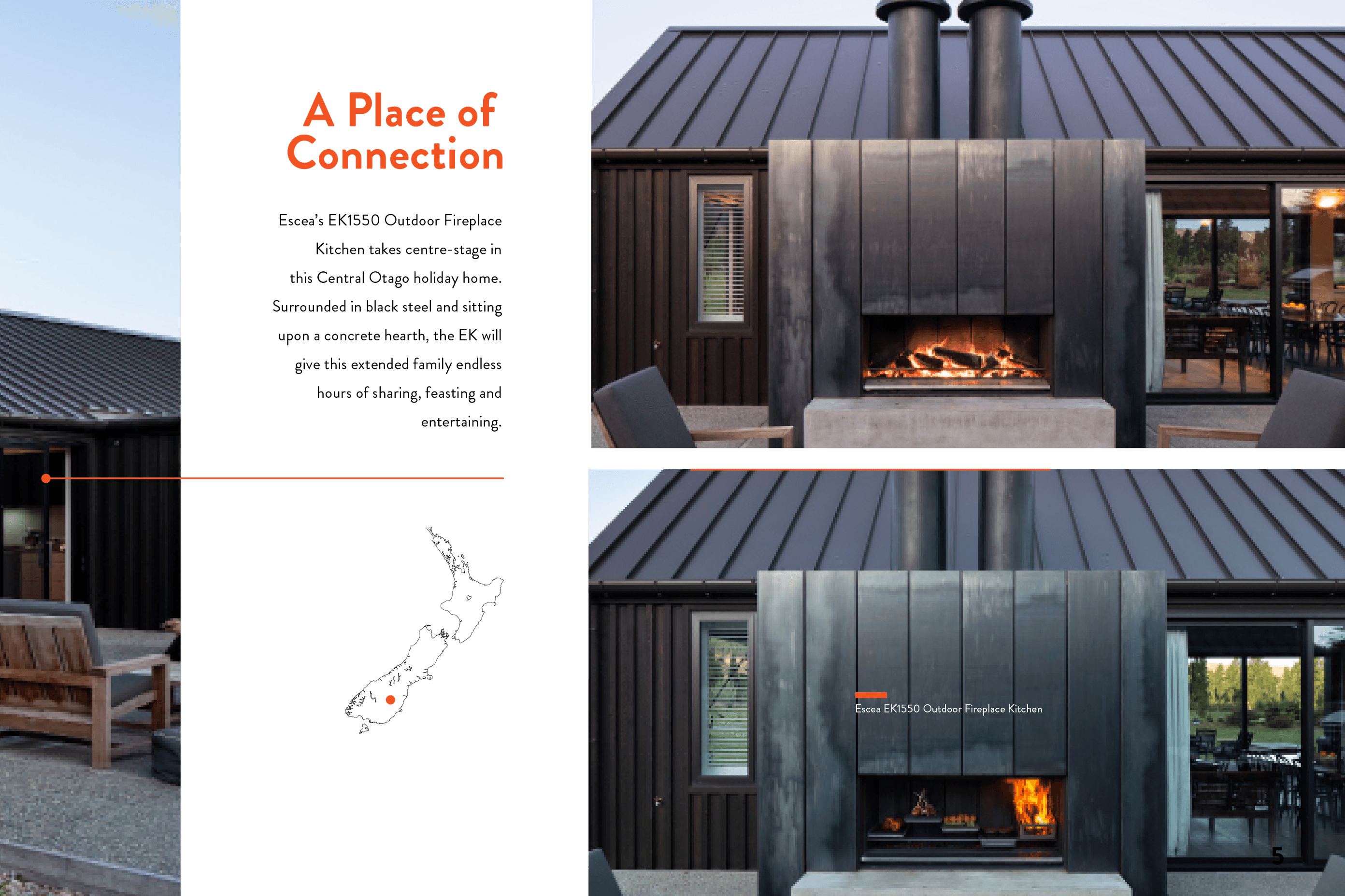 Escea Outdoor Fireplace Lookbook
