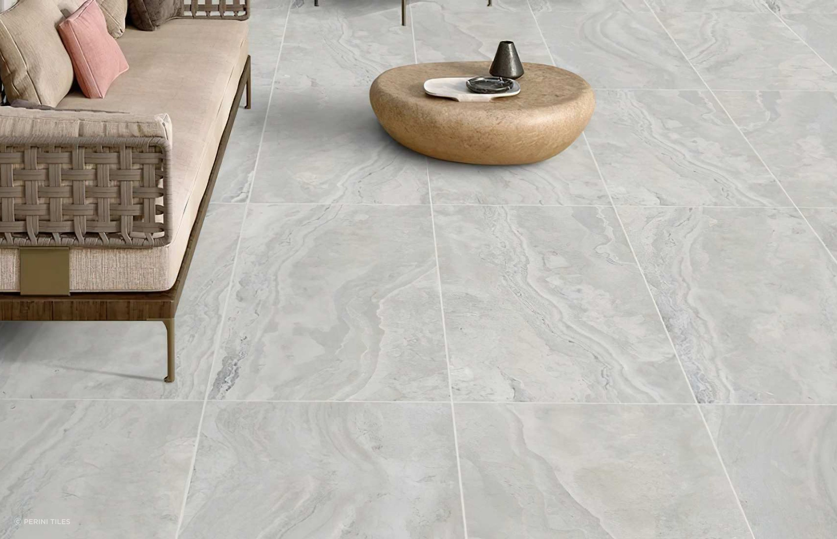 The luxurious Piceno outdoor porcelain tiles offer a realistic representation of natural stone, combining the aesthetic appeal of a natural material with the low maintenance qualities of porcelain. Available in two neutral tones and a vast range of sizes and shapes, Piceno offers an excellent choice as an outdoor tile for alfresco spaces!