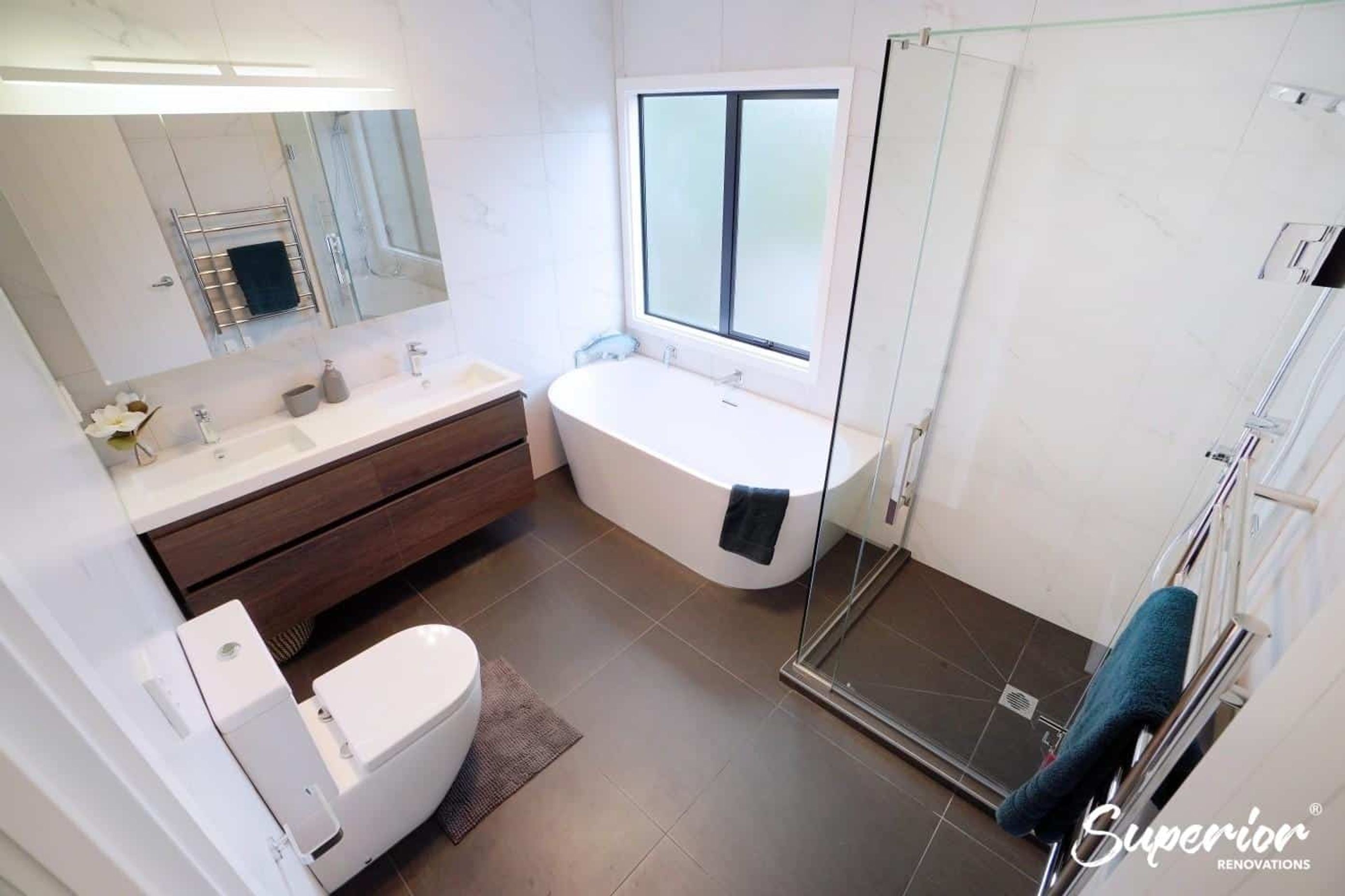 Breathing space created in this bathroom design
