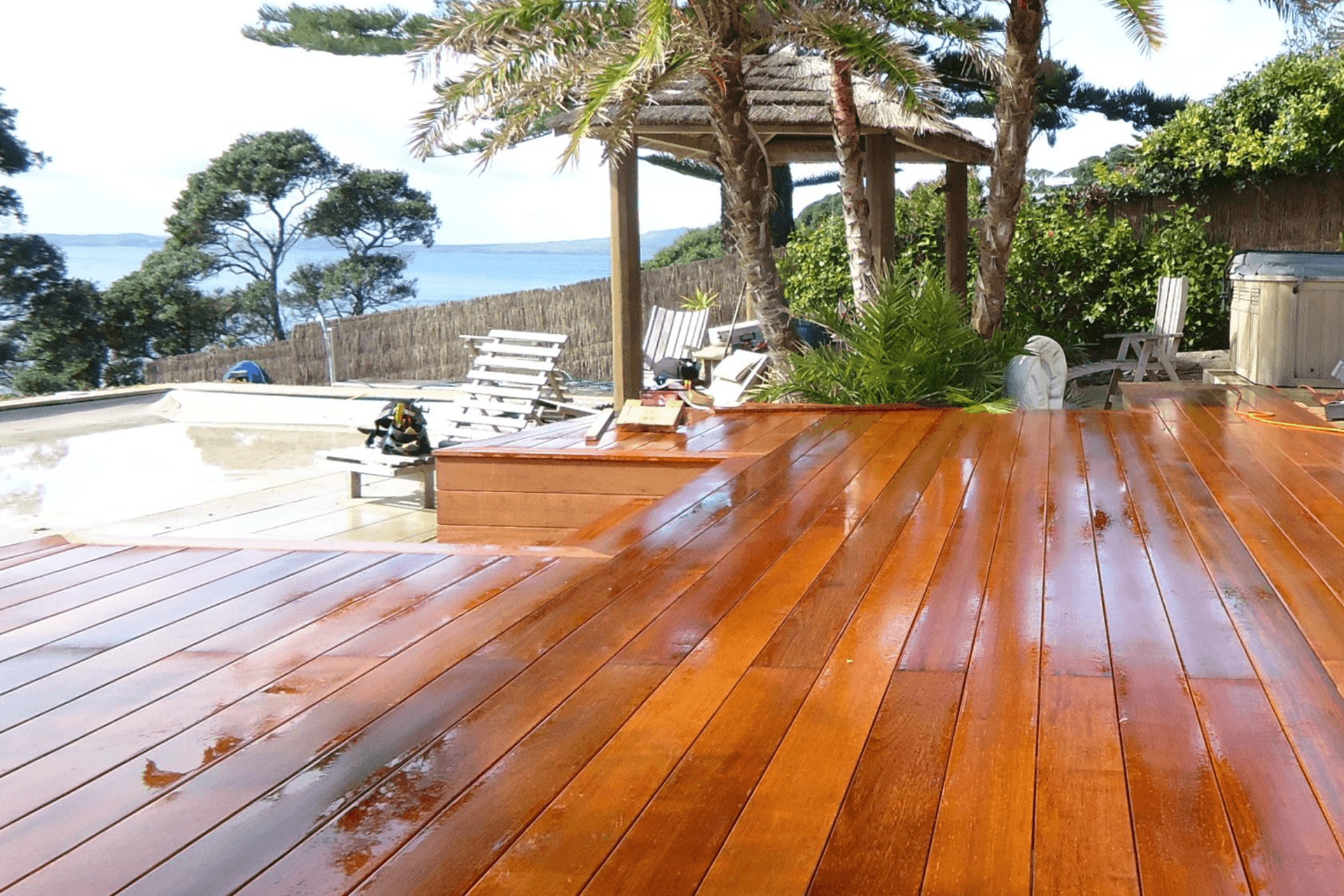 A hidden deck fastener system helps improve the aesthetics of a timber deck.