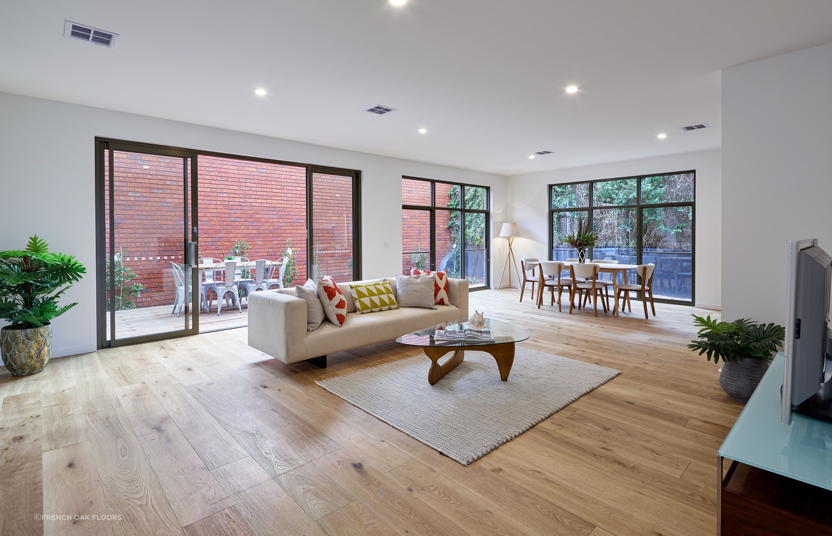 Engineered timber floors often have the look and feel of solid timber floorboards.