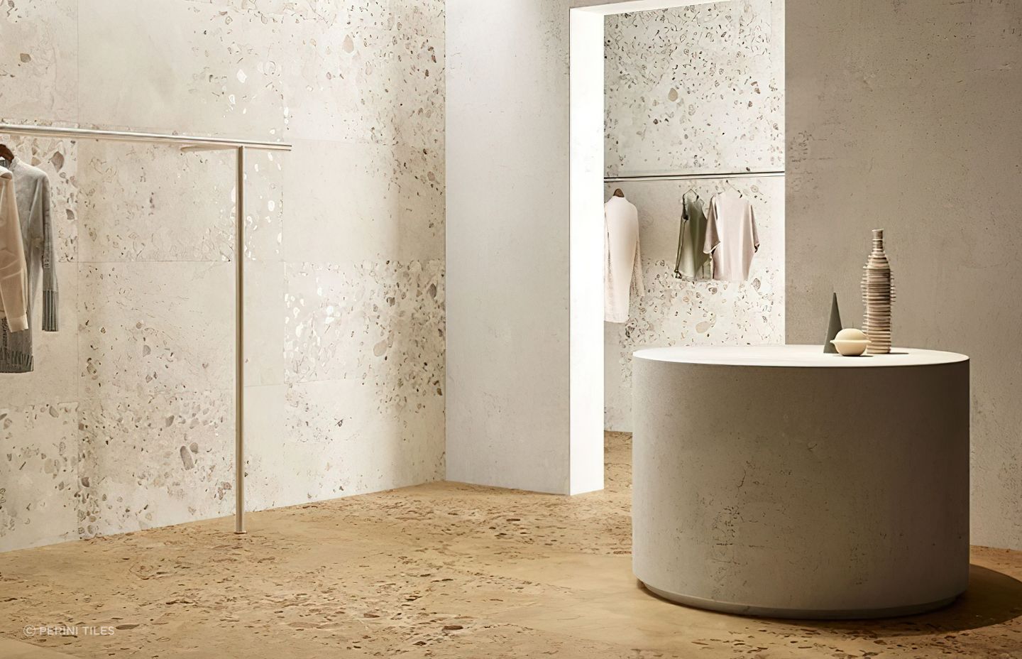 An exquisite porcelain tile collection, the Portsea range has been designed to emulate the appearance of a traditional terrazzo tile, offering the immense durability of porcelain combined with the aesthetic beauty of classic terrazzo. Available in a selection of luscious neutral colour options, Portsea can be used as a floor and wall tile solution throughout your home’s interior spaces.