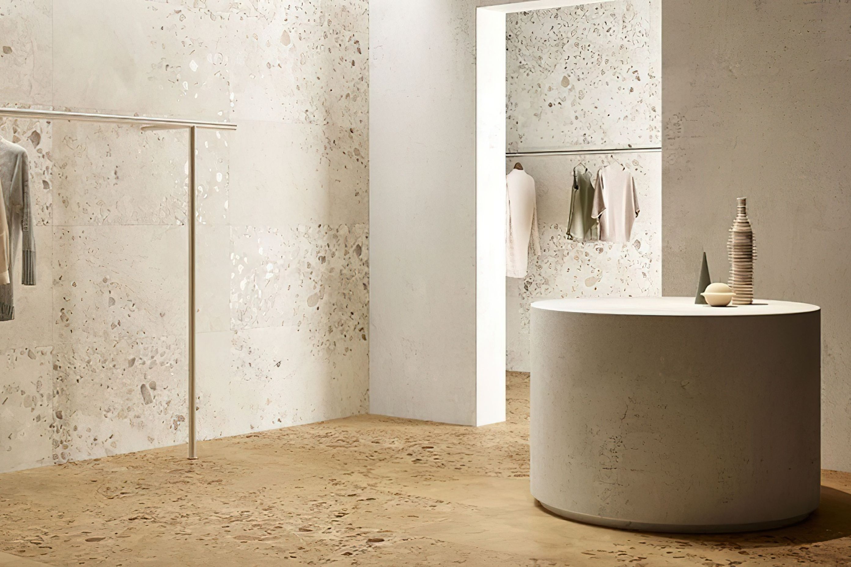 An exquisite porcelain tile collection, the Portsea range has been designed to emulate the appearance of a traditional terrazzo tile, offering the immense durability of porcelain combined with the aesthetic beauty of classic terrazzo. Available in a selection of luscious neutral colour options, Portsea can be used as a floor and wall tile solution throughout your home’s interior spaces.