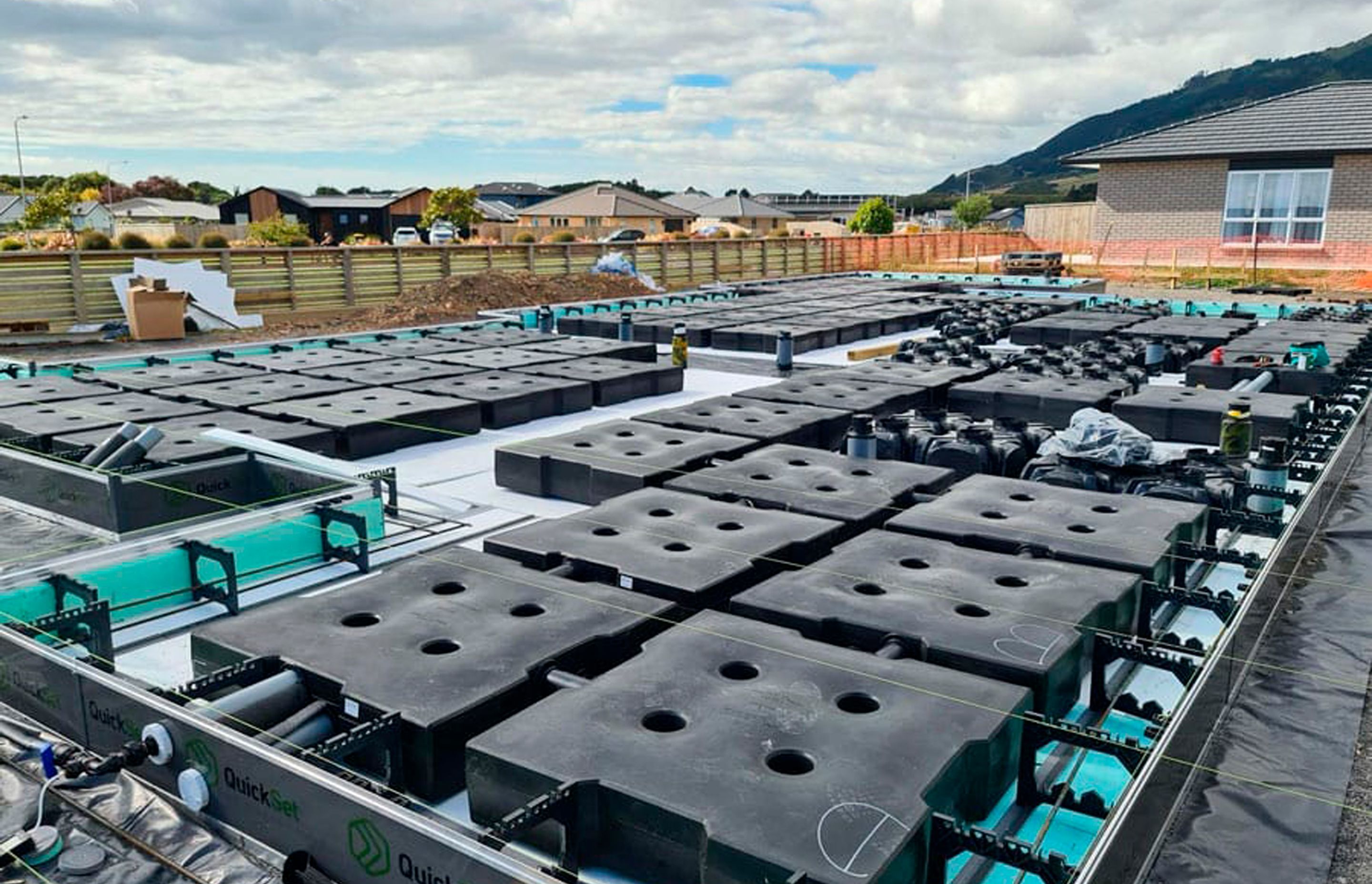 Aquacomb OSD tank is a modular system used for both water reuse and detention.