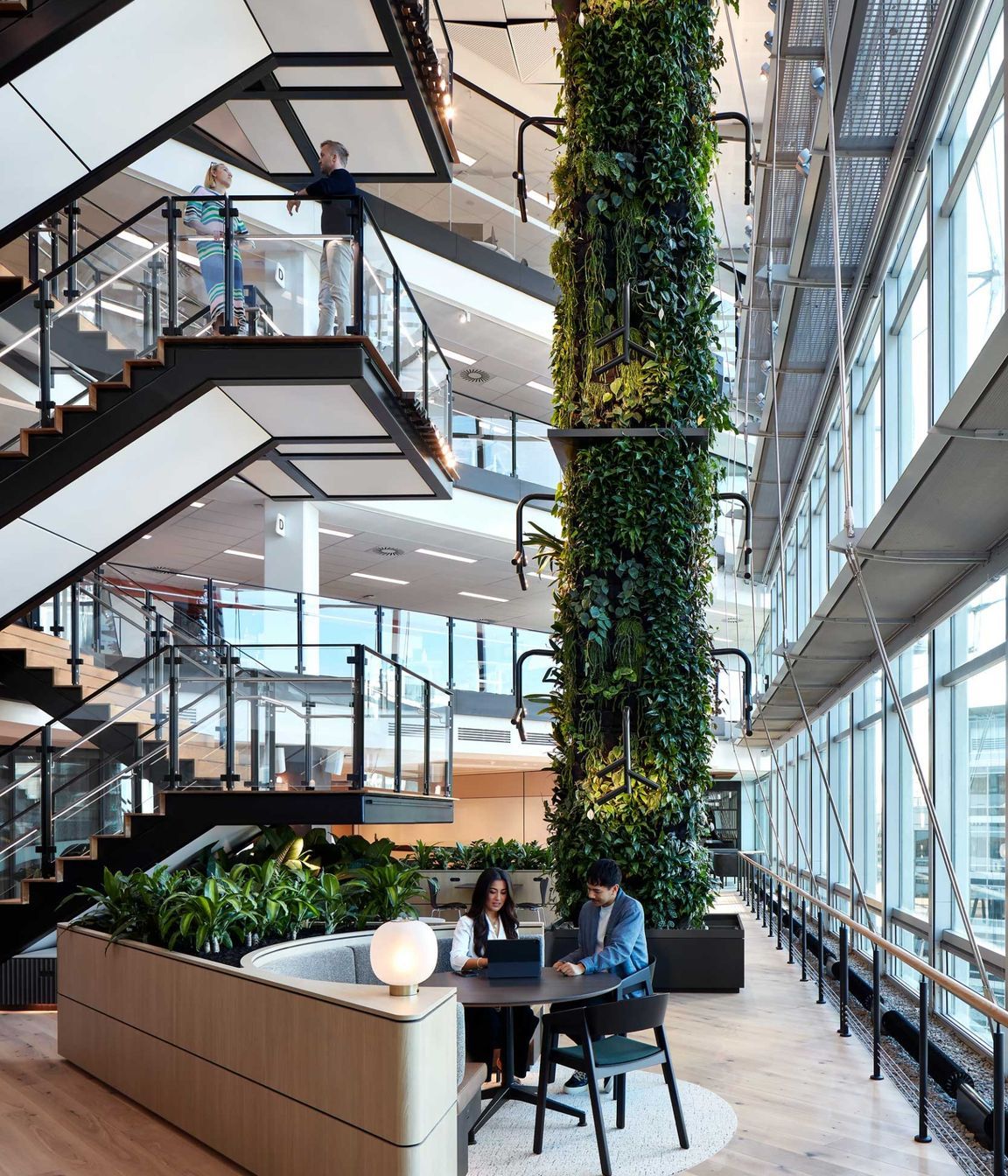New High-Tech, Sustainable QBE Offices Back Hybrid Work