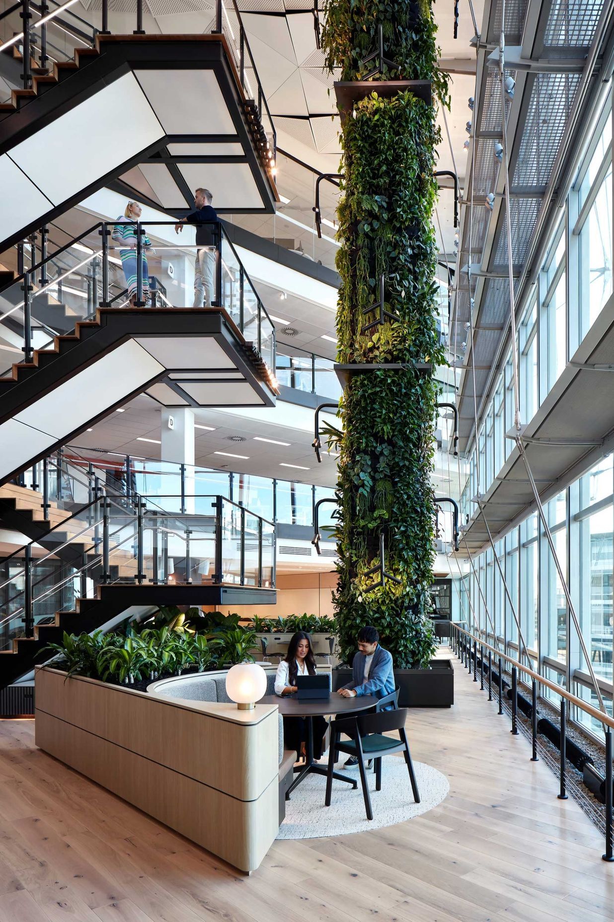 New High-Tech, Sustainable QBE Offices Back Hybrid Work